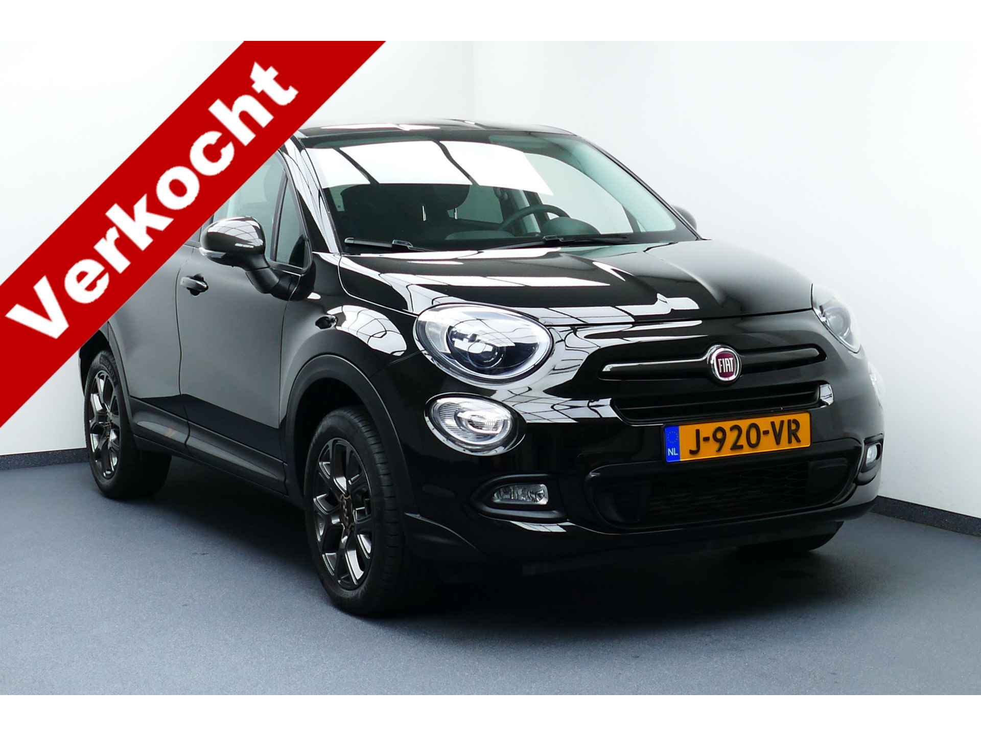 Fiat 500X 1.4 136pk Turbo MultiAir Lounge. Carplay/Android, Clima, Navi, Led Koplampen, 17"LM Velgen - 1/38