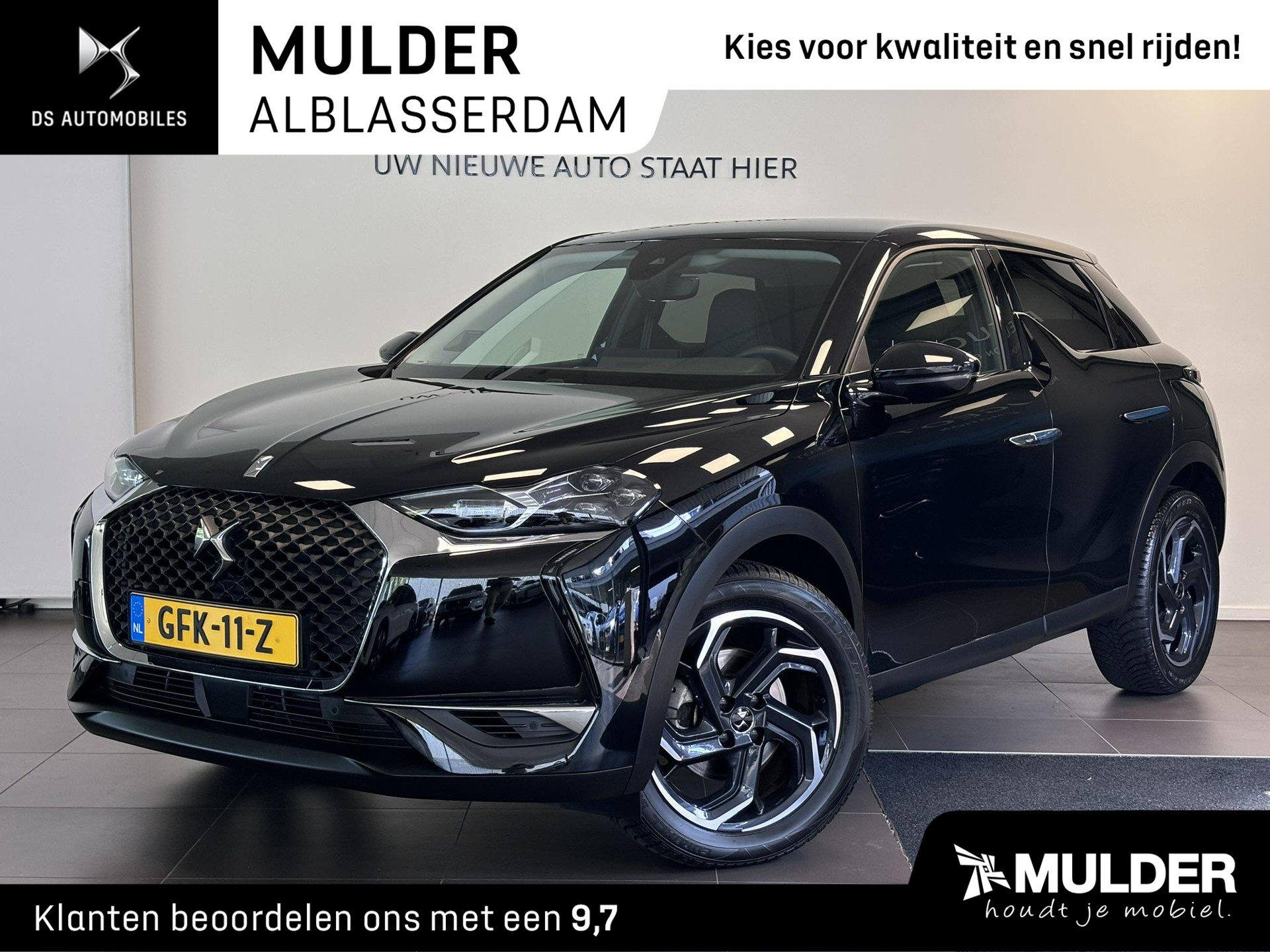 DS DS 3 Crossback SUV Grand Chic Rivoli 1.2 PureTech 155pk EAT8 AUTOMAAT | DS MATRIX LED | FOCAL HIFI | SMART KEYLESS ENTRY | NAVI | CAMERA | DODEHOEKBEW. | NAPPA LEDER