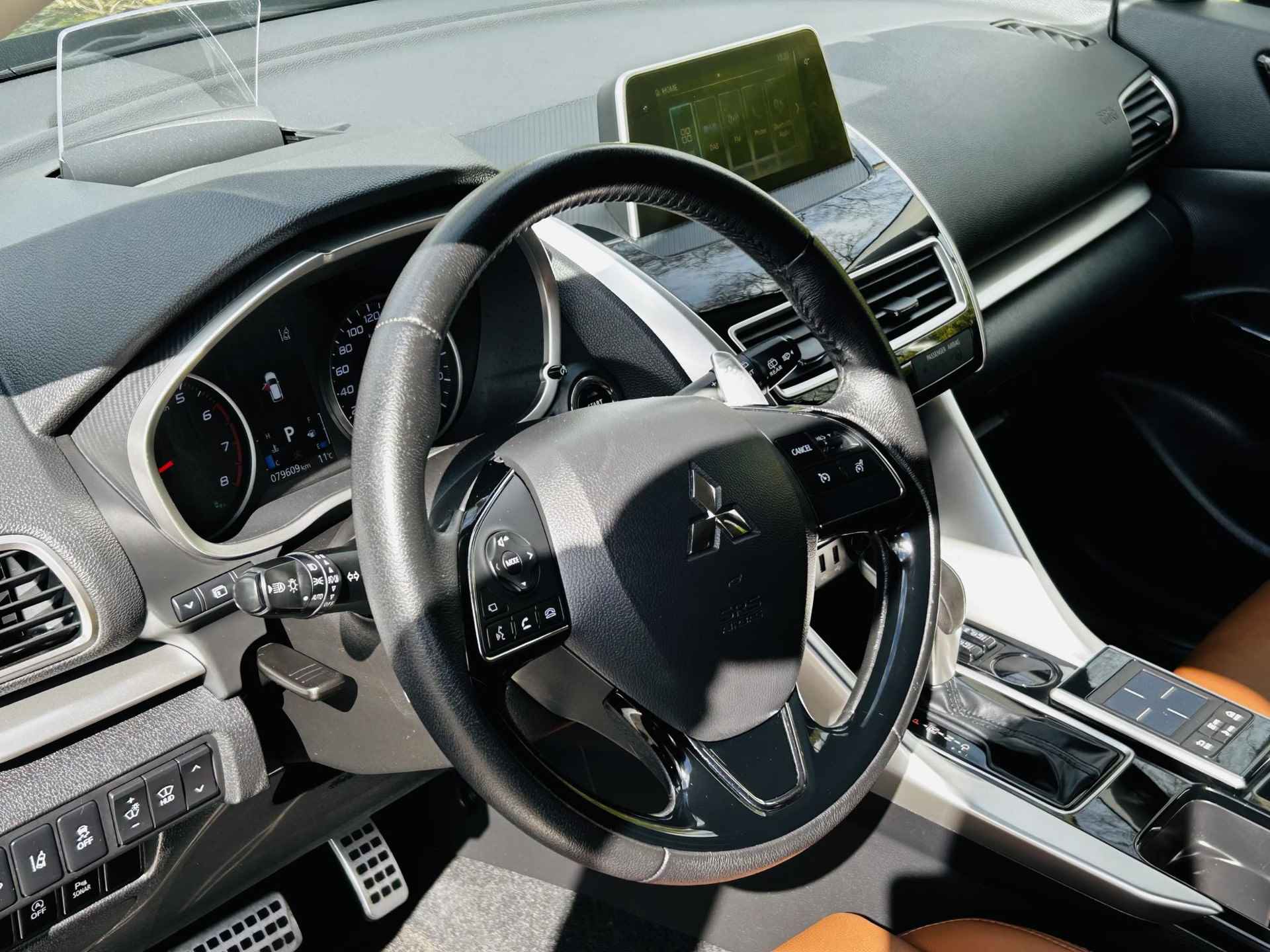 Mitsubishi Eclipse Cross 1.5 DI-T First Edition Leder coqnac , Apple Carplay/Android Auto , climate , cruise , tel m lm velgen , stoelverwarming - 5/33