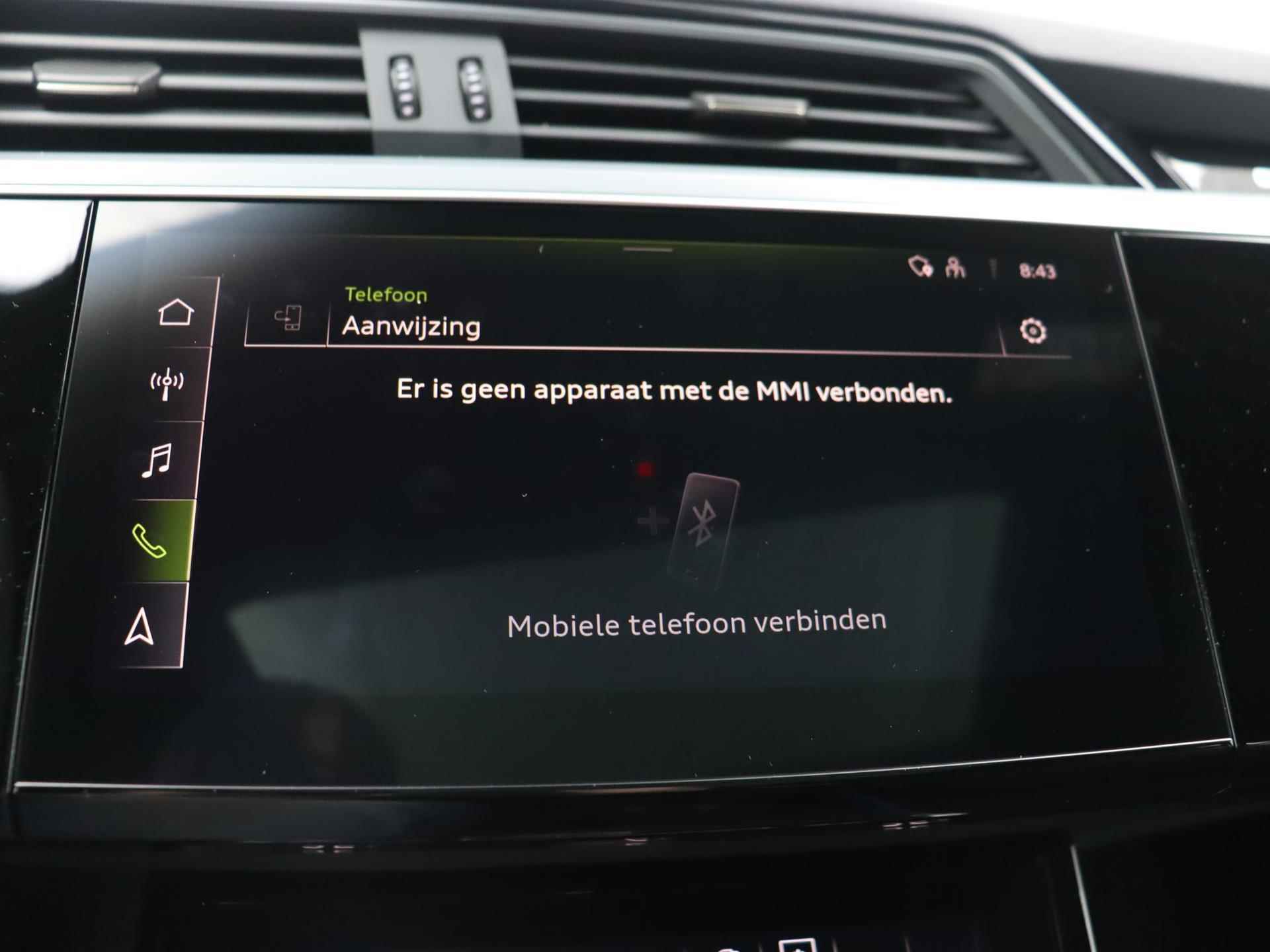 Audi Q8 e-tron 55 quattro Advanced Edition Plus 115 kWh 408 PK | Nieuw | Fabrieksgarantie | Achteruitrijcamera | Matrix koplampen | Stoelverwarming | Audi virtual cockpit plus | Lichtpakket ambient light plus | Optiekpakket zwart plus | Tweede laadaansluiting | Privacy glas | - 19/41