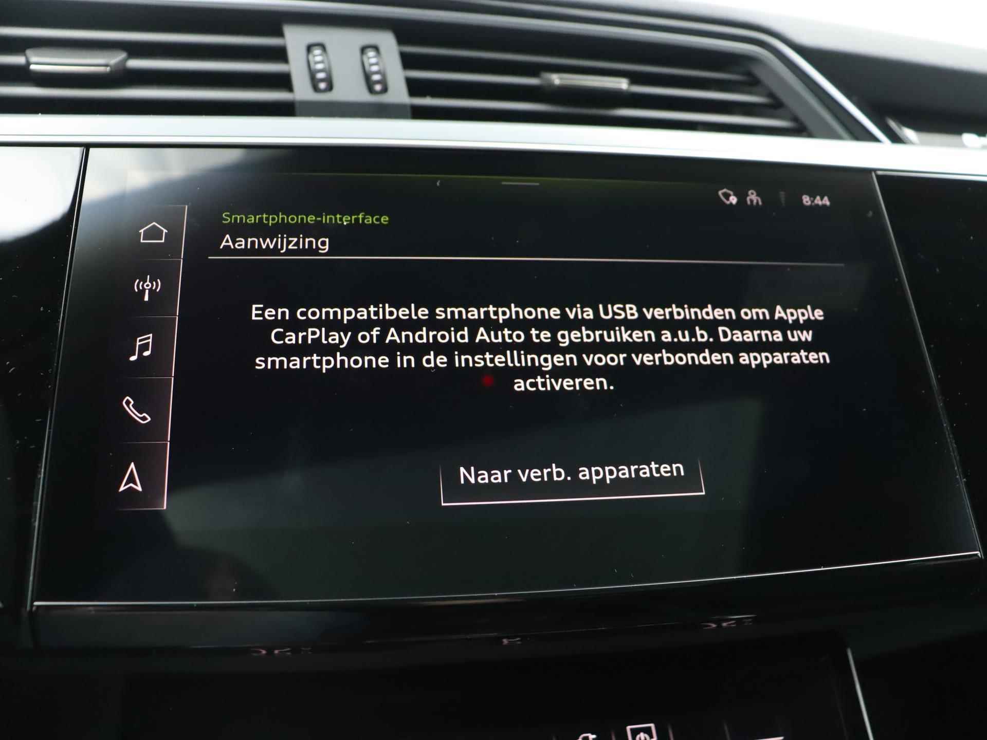 Audi Q8 e-tron 55 quattro Advanced Edition Plus 115 kWh 408 PK | Nieuw | Fabrieksgarantie | Achteruitrijcamera | Matrix koplampen | Stoelverwarming | Audi virtual cockpit plus | Lichtpakket ambient light plus | Optiekpakket zwart plus | Tweede laadaansluiting | Privacy glas | - 20/41