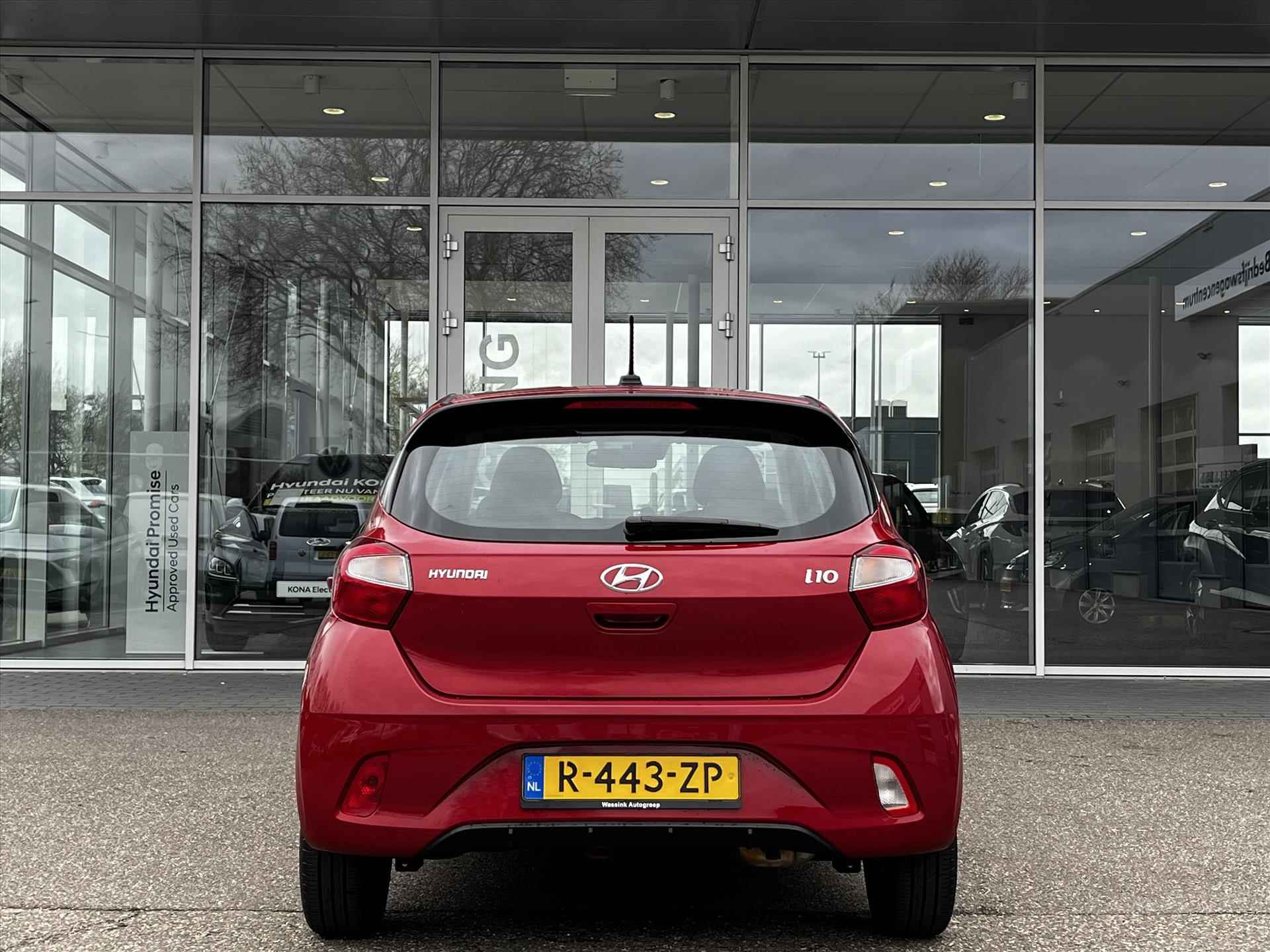 HYUNDAI I10 1.0i 67pk Comfort | Apple carplay / Android auto | Lichtsensor - 5/25