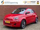 FIAT 500e CABRIO RED 42 KWH STOELVERWARMING NAV CRUISE CARPLAY DAB LMV