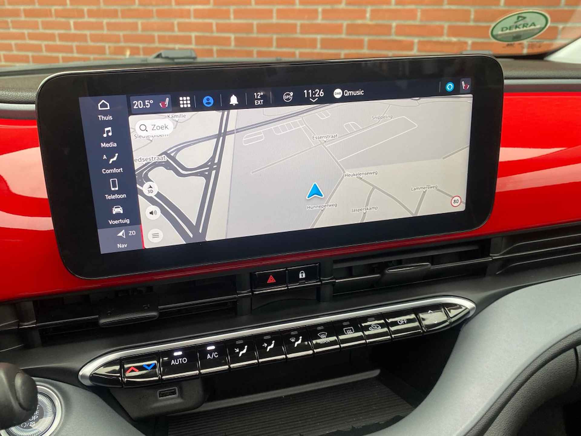 FIAT 500e CABRIO RED 42 KWH STOELVERWARMING NAV CRUISE CARPLAY DAB LMV - 11/21