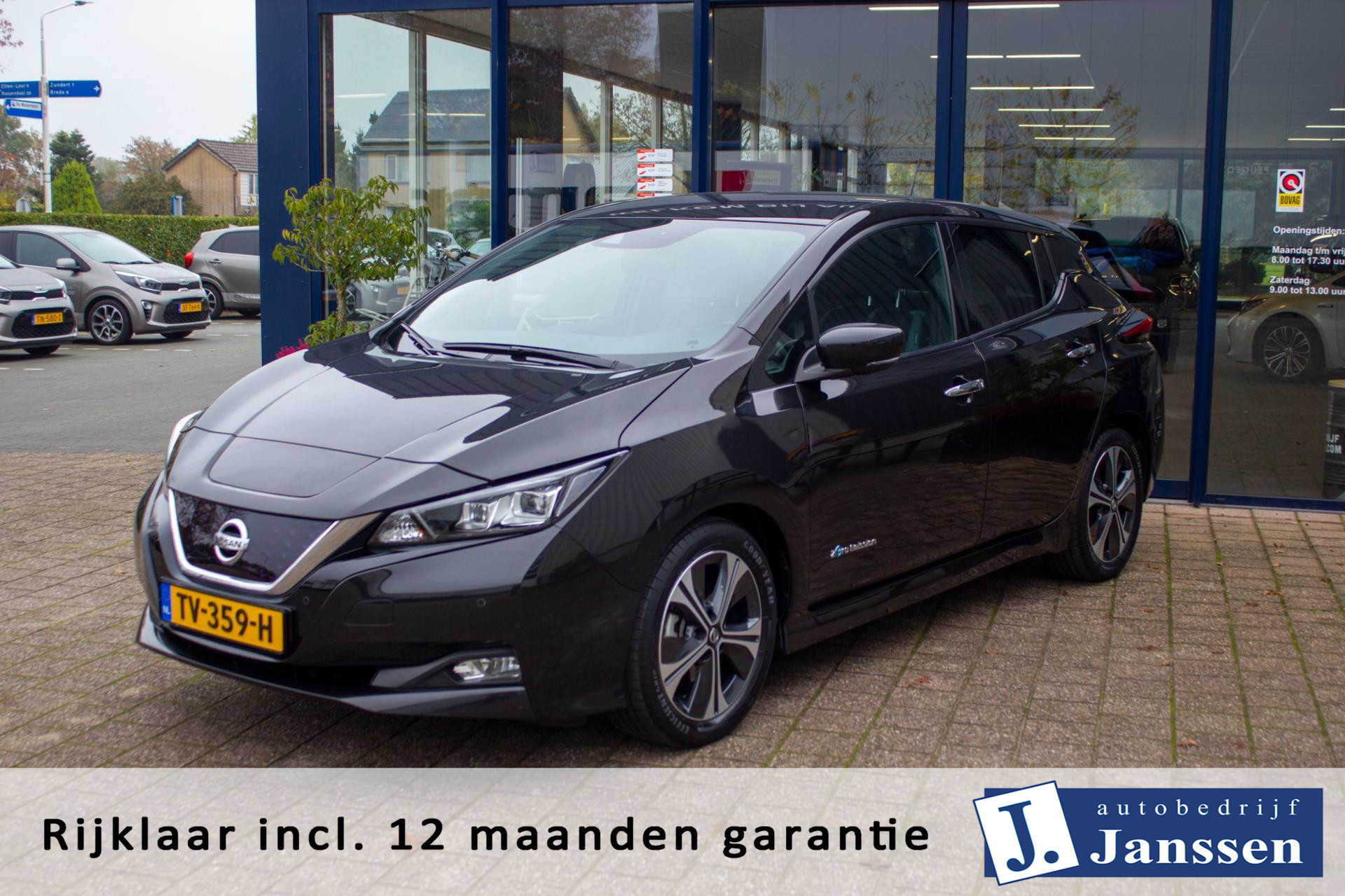 Nissan LEAF Tekna 40 kWh Navi Camera Draaghaak Stoelverwarming Blindspot