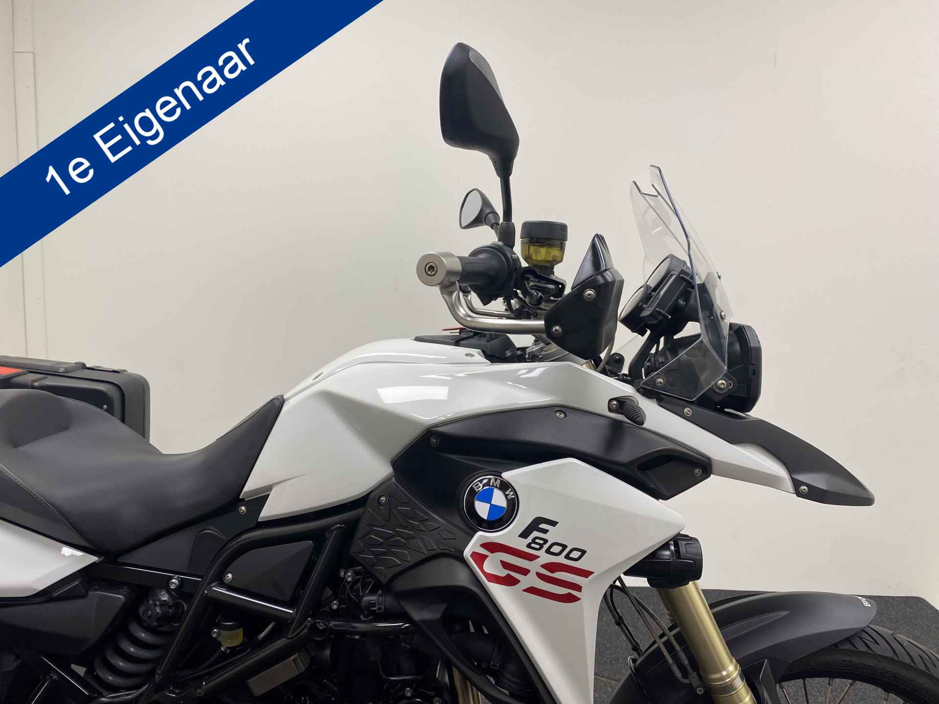 BMW F 800 GS Alpinweiss,3 koffers,1e eigenaar!