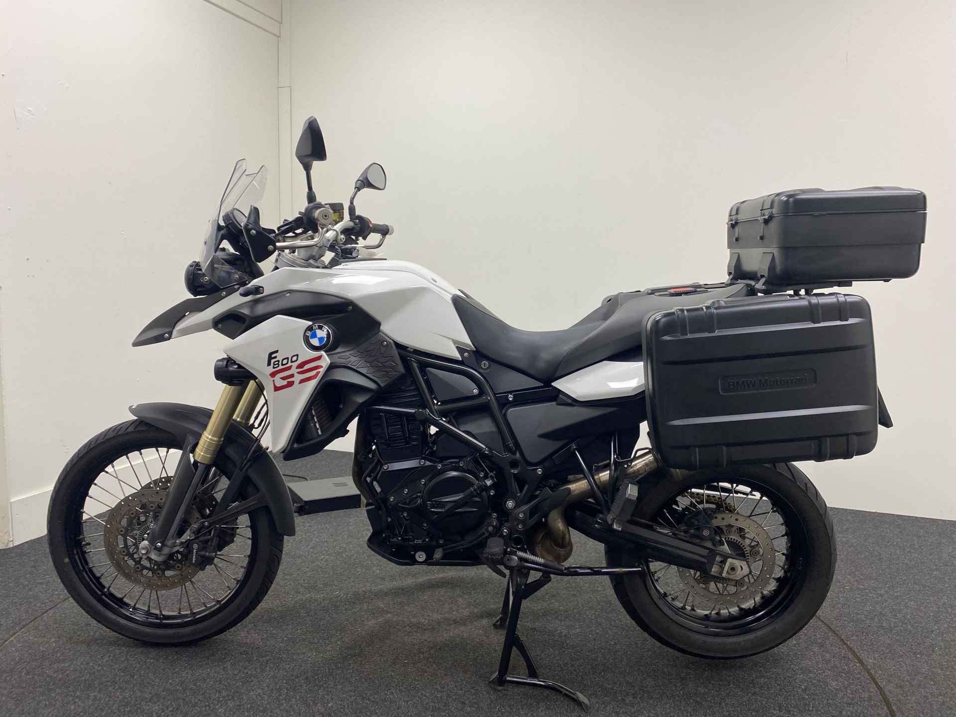 BMW F 800 GS Alpinweiss,3 koffers,1e eigenaar! - 3/16