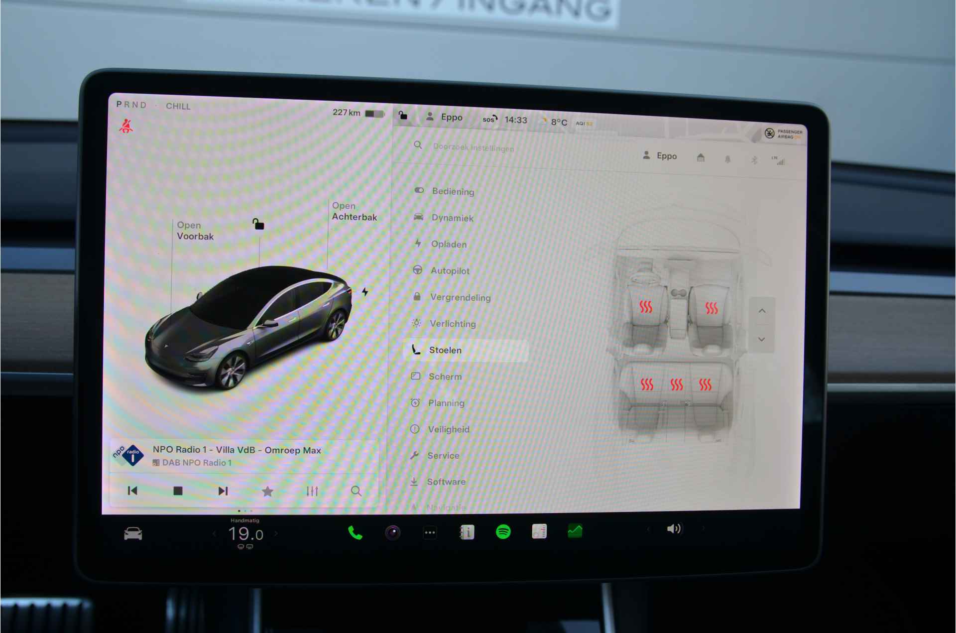 Tesla Model 3 Long Range AWD 75 kWh Trekhaak (1.000kg), 19" wielen - 18/33