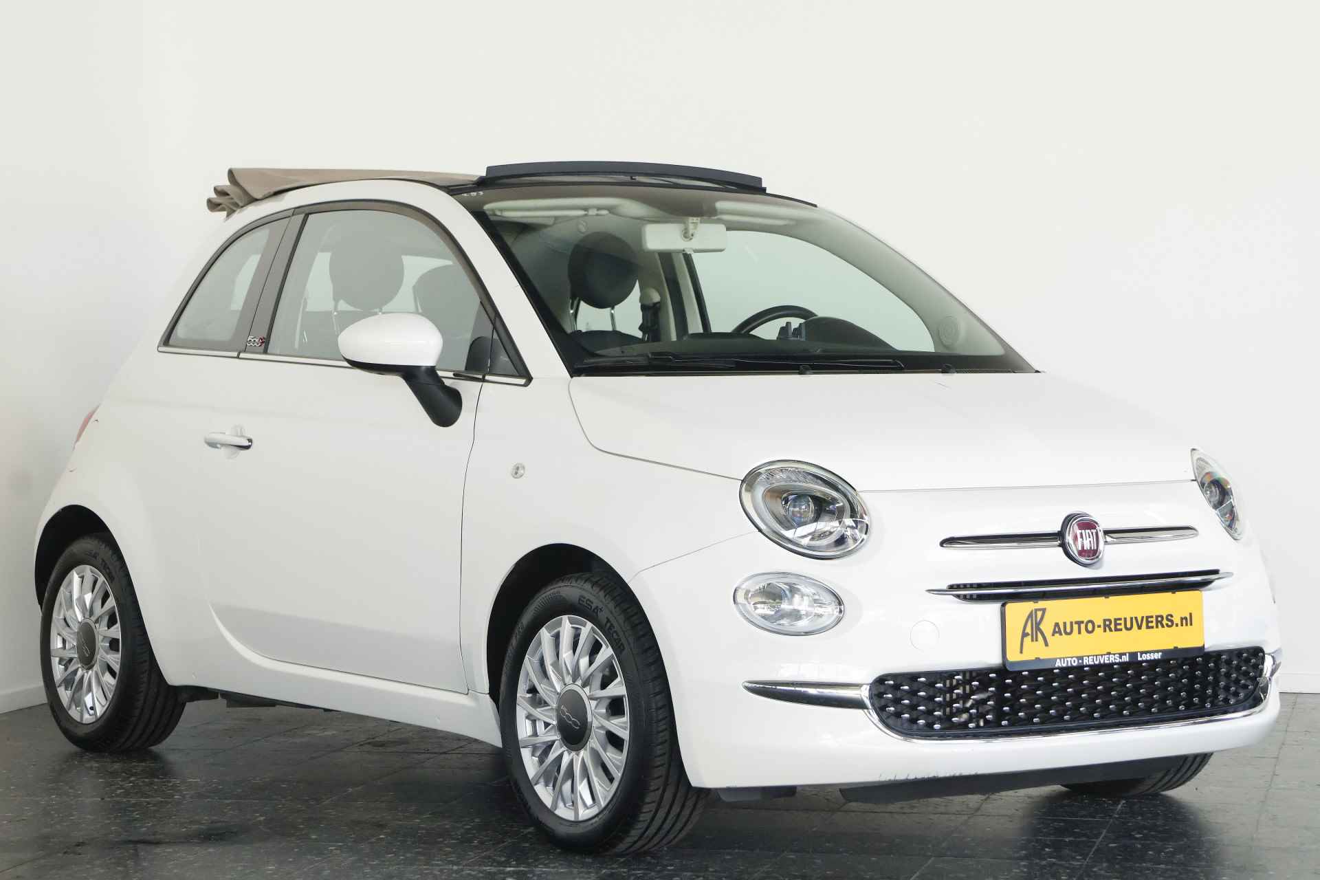 Fiat 500C 0.9 TwinAir Turbo Lounge / Opendak / Leder / Airco / Cruisecontrol - 4/21