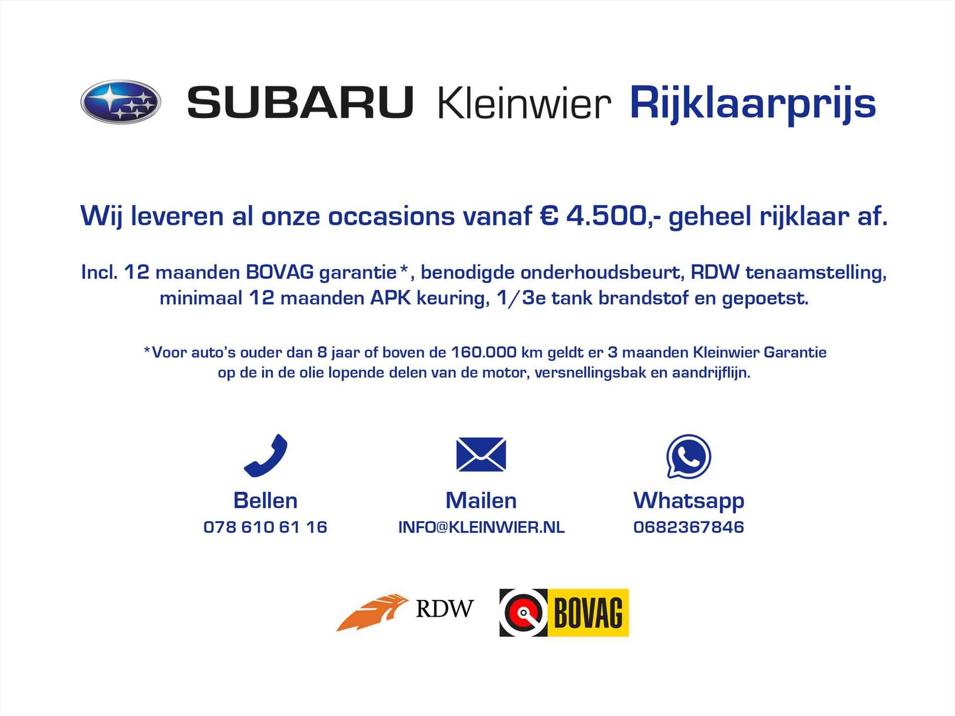 Subaru Forester 2.0i e-BOXER 150pk CVT Premium | ZWART LEDER | PANO | NAVI | SRS | 5 JAAR FABRIEKS GARANTIE. - 50/50
