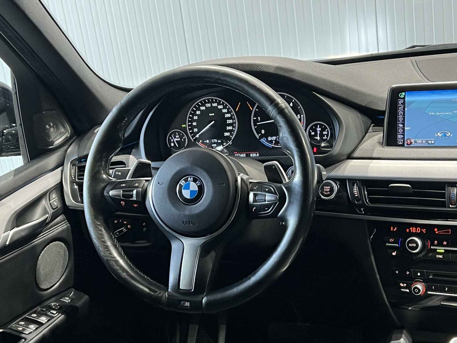 BMW X5 xDrive30d High Executive|M-PAKKET|HEAD-UP|H&K|20'' - 18/47
