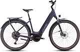 CUBE Touring Hybrid Pro 626 Dames Metallicgrey/chrome EE54 54cm M 2025