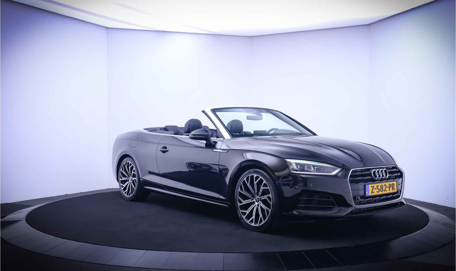 Audi A5 Cabriolet 2.0TFSI S-Tr. FULL LED/NAVI/CLIMA/CRUISE/DAB+/LEDER/STOELVERW./PDC V+A/LMV - 4/24