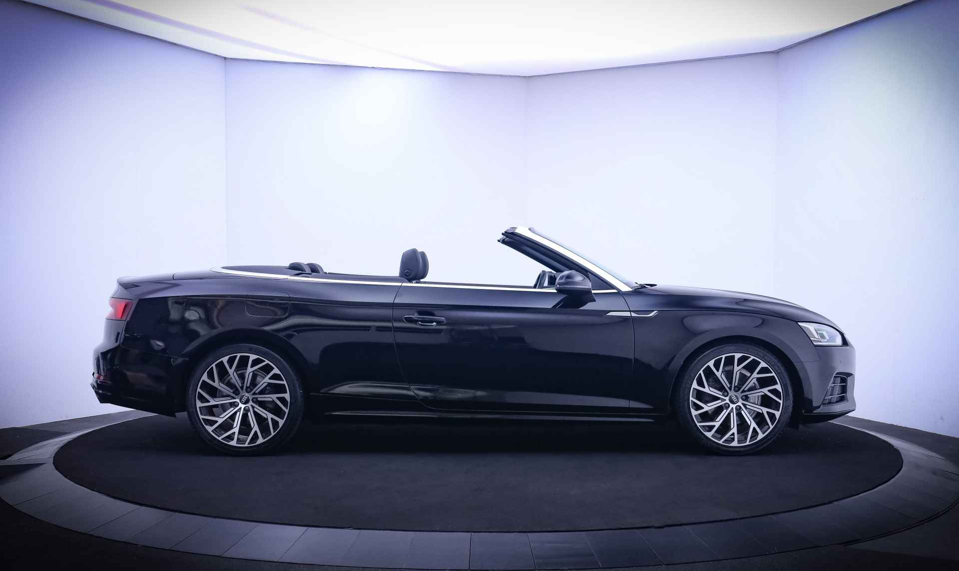 Audi A5 Cabriolet 2.0TFSI S-Tr. FULL LED/NAVI/CLIMA/CRUISE/DAB+/LEDER/STOELVERW./PDC V+A/LMV - 5/24