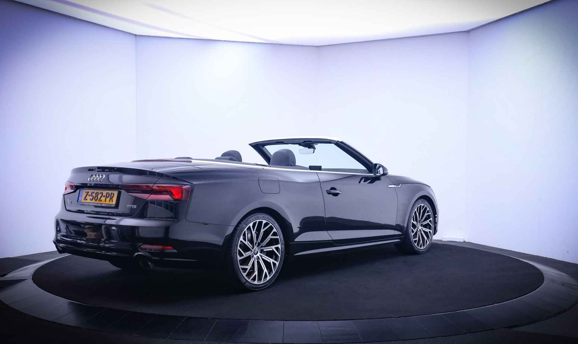 Audi A5 Cabriolet 2.0TFSI S-Tr. FULL LED/NAVI/CLIMA/CRUISE/DAB+/LEDER/STOELVERW./PDC V+A/LMV - 6/24