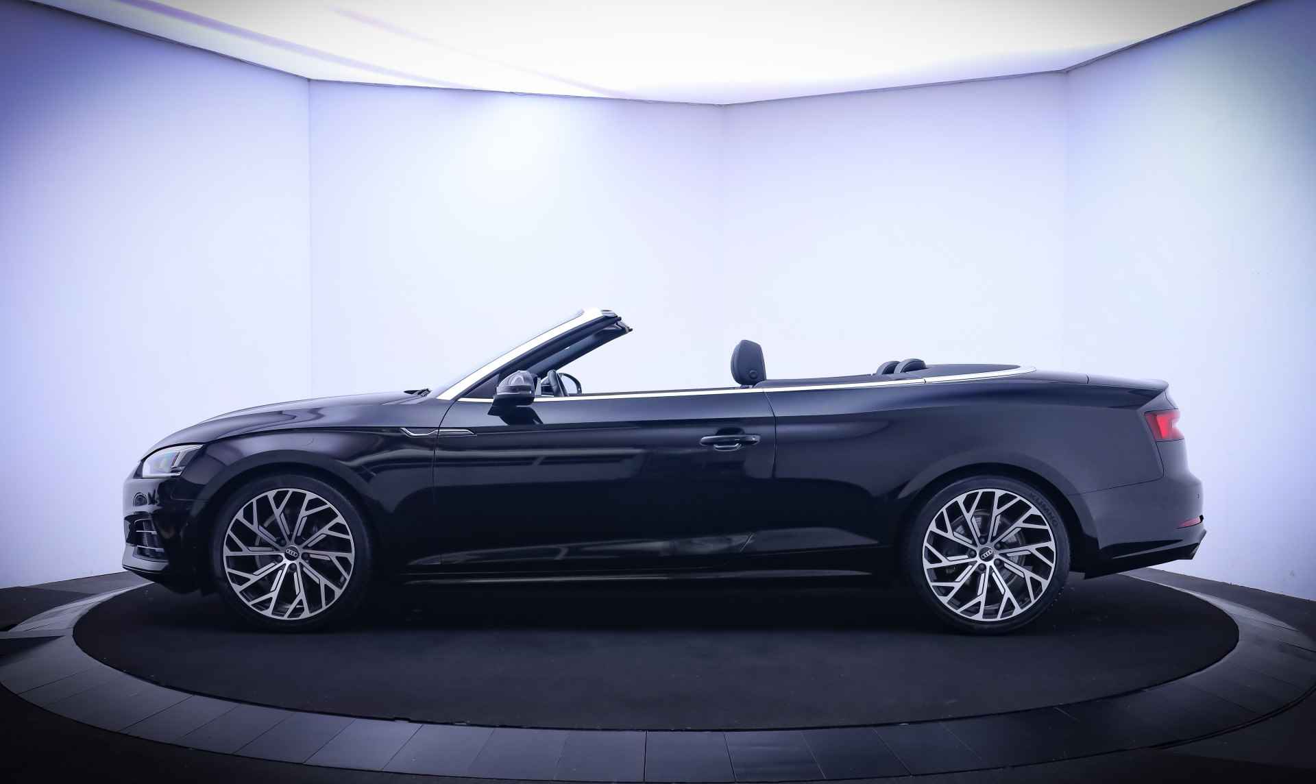 Audi A5 Cabriolet 2.0TFSI S-Tr. FULL LED/NAVI/CLIMA/CRUISE/DAB+/LEDER/STOELVERW./PDC V+A/LMV - 11/24