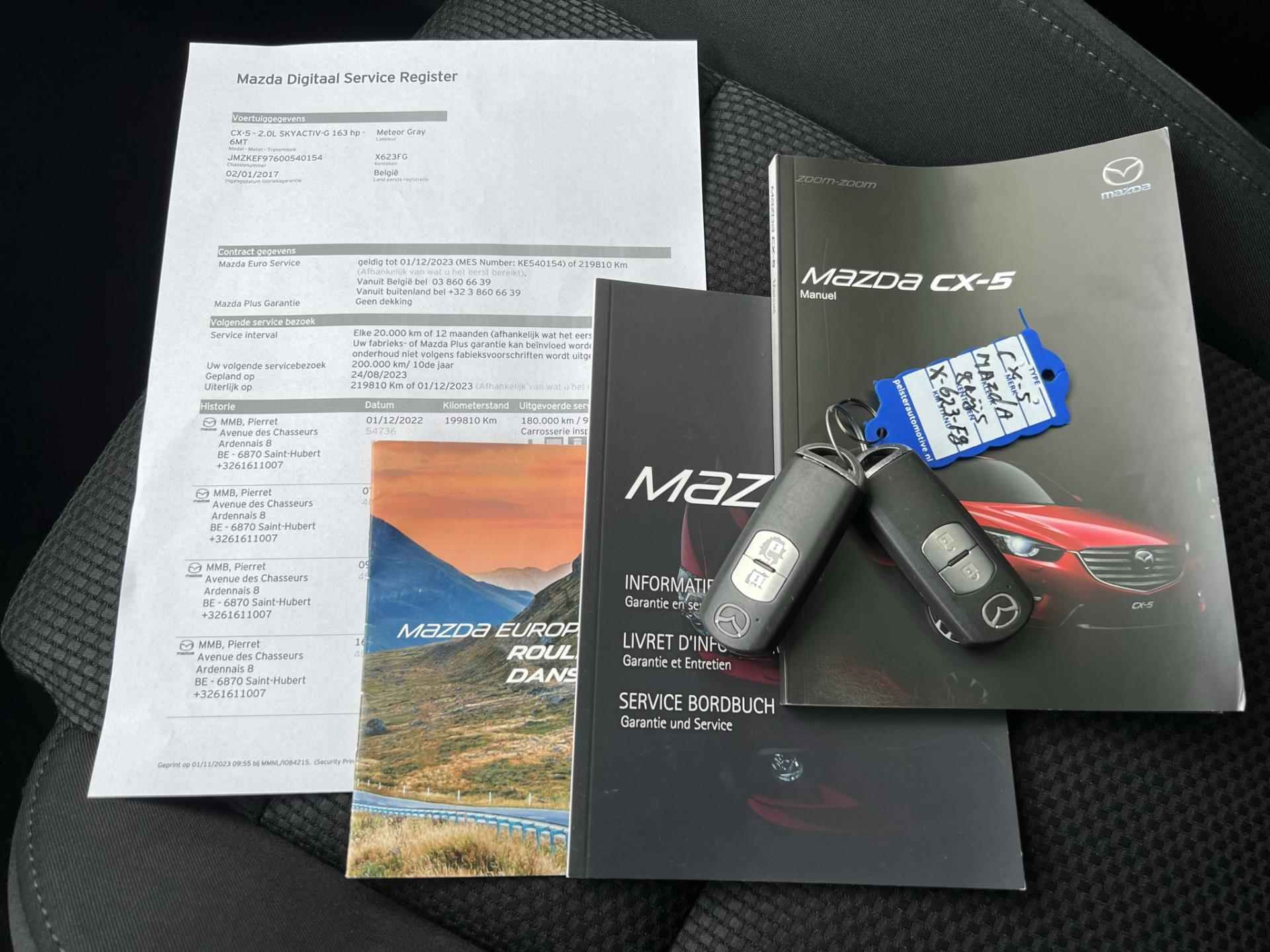 Mazda CX-5 2.0 SkyActiv-G 165 TS 2WD Climate control Navigatie Trekhaak Cruisecontrol 6-bak Parksensor V+A - 39/42