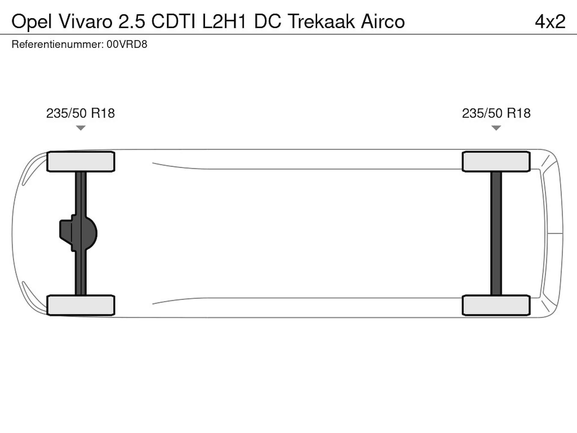 Opel Vivaro 2.5 CDTI L2H1 DC Trekaak Airco - 28/28