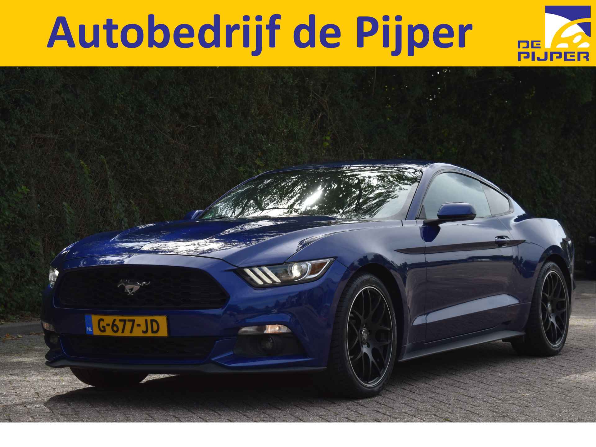 Ford Mustang Coupé 309 PK, VOL LEDER, CAMERA, BLUETOOTH, FULL LED / XENON, 19" VELGEN, NIEUWSTAAT - 1/56