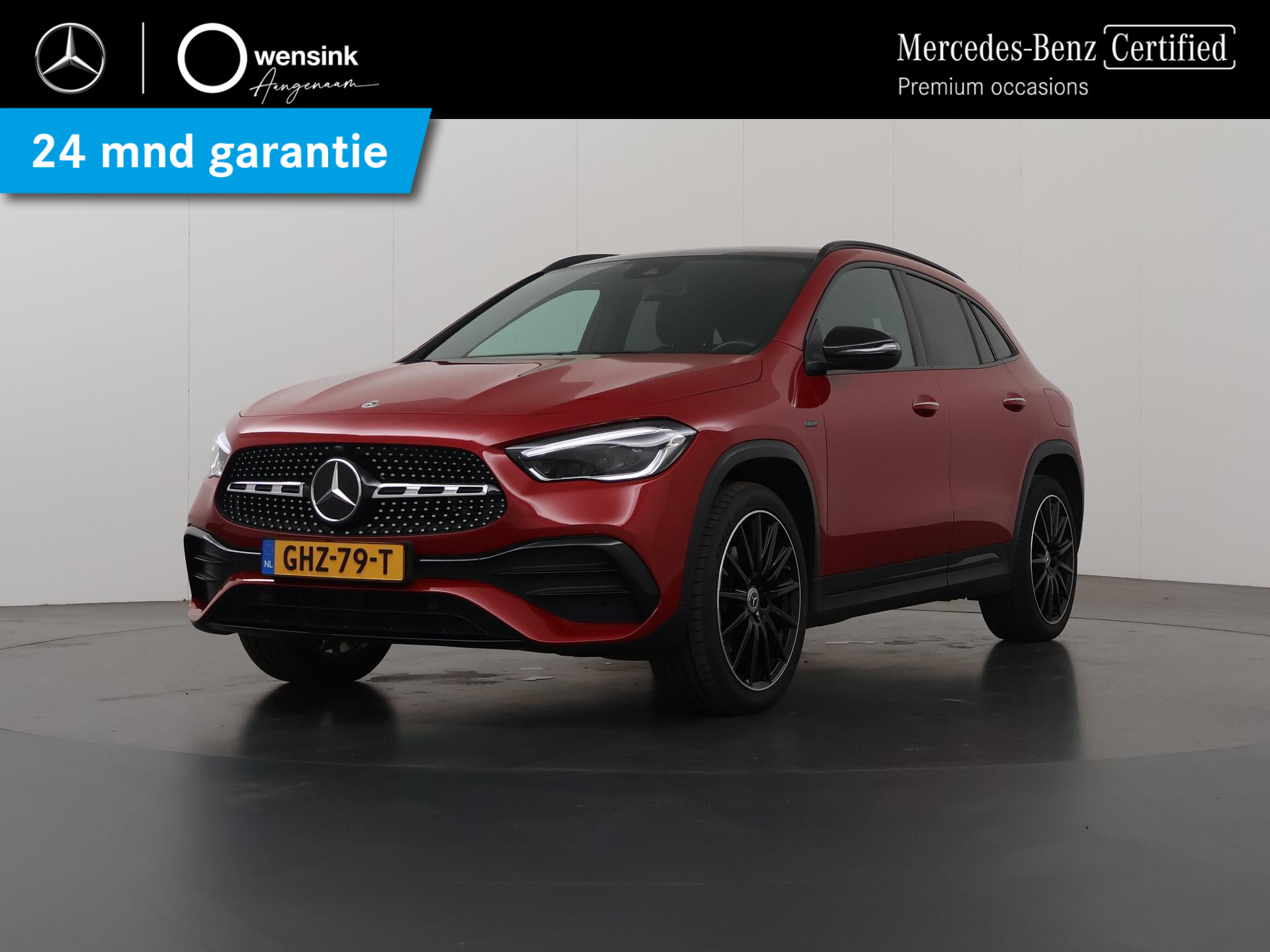 Mercedes-Benz GLA-klasse 250 e AMG Premium Plus | Ele. verstelbare stoelen + Geheugen | Panoramadak | Camera | WideScreen | Sfeerverlichting | Ele. bedienbaar kofferdeksel |