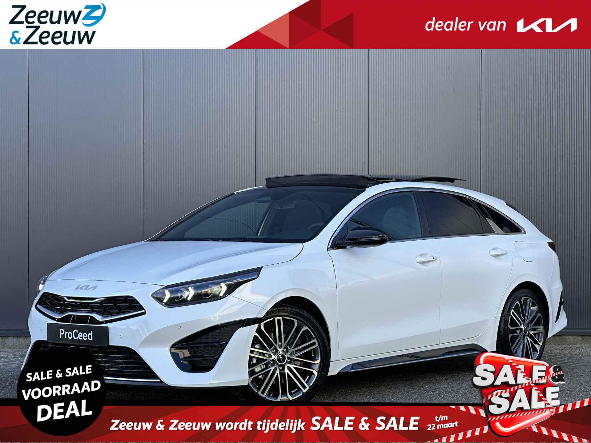 Kia ProCeed 1.5 T-GDi GT-PlusLine | *Voorraadauto* | *€4.500,- inruilpremie | *Direct leverbaar* | Navi | Clima | Camera | Schuif-/kanteldak | Stoel-/stuurverwarming | El. achterklep - 1/35