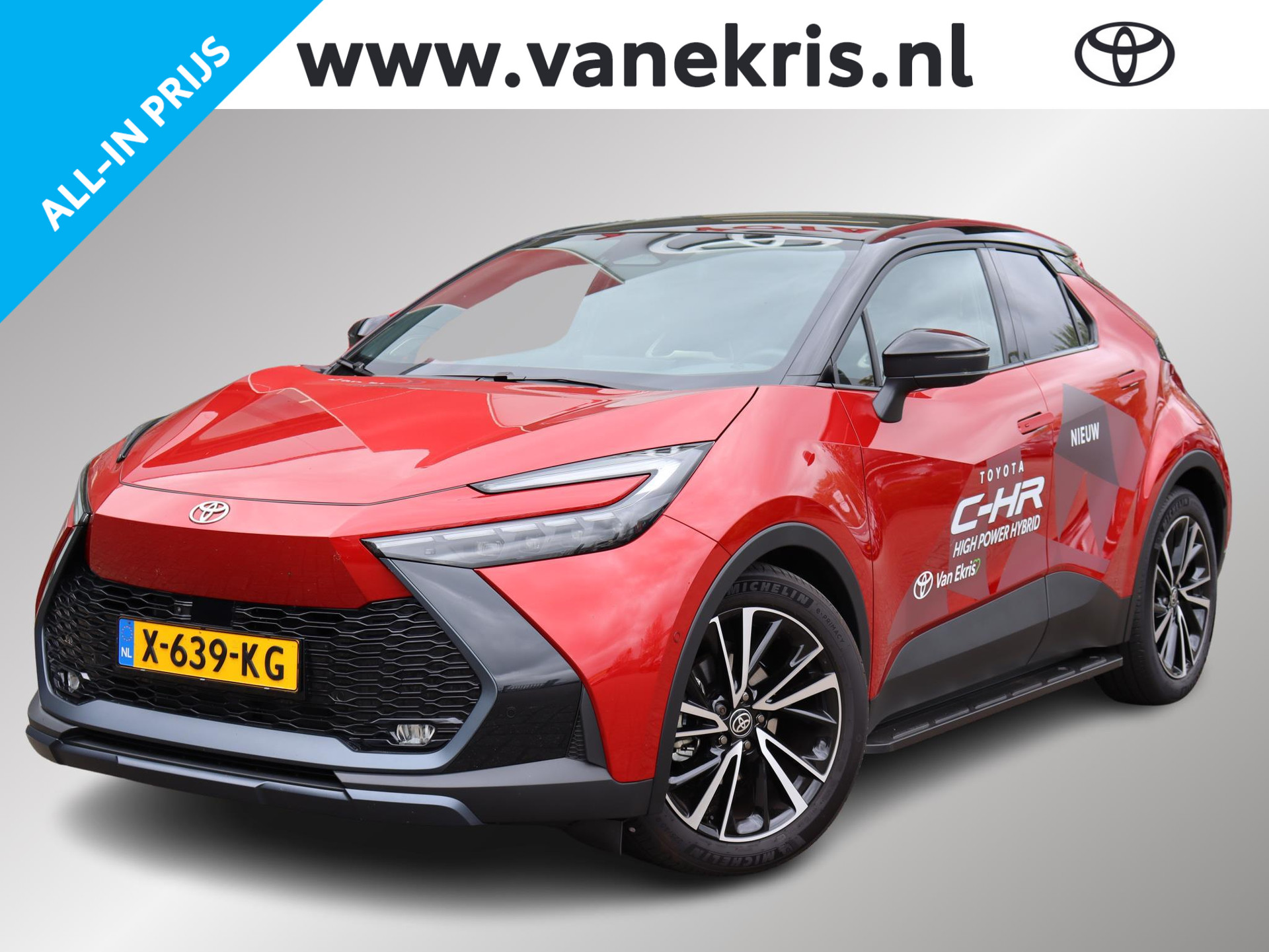 Toyota C-HR 1.8 Hybrid Executive, Treeplanken, Demovoordeel!