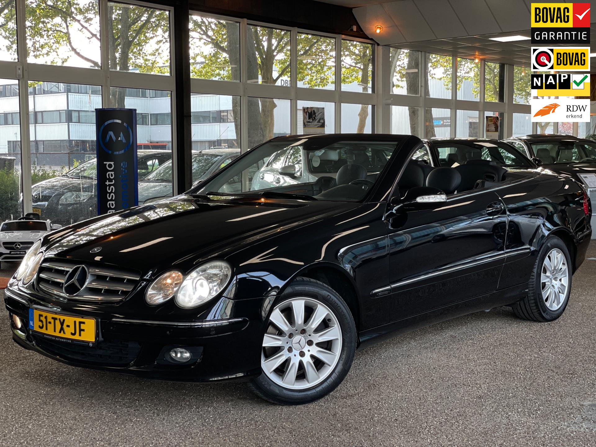 Mercedes-Benz CLK-klasse Cabrio 200 K. Elegance|Aut|Cabrio|Leder|Topstaat|Airco|Rijdt en schakelt perfect bij viaBOVAG.nl