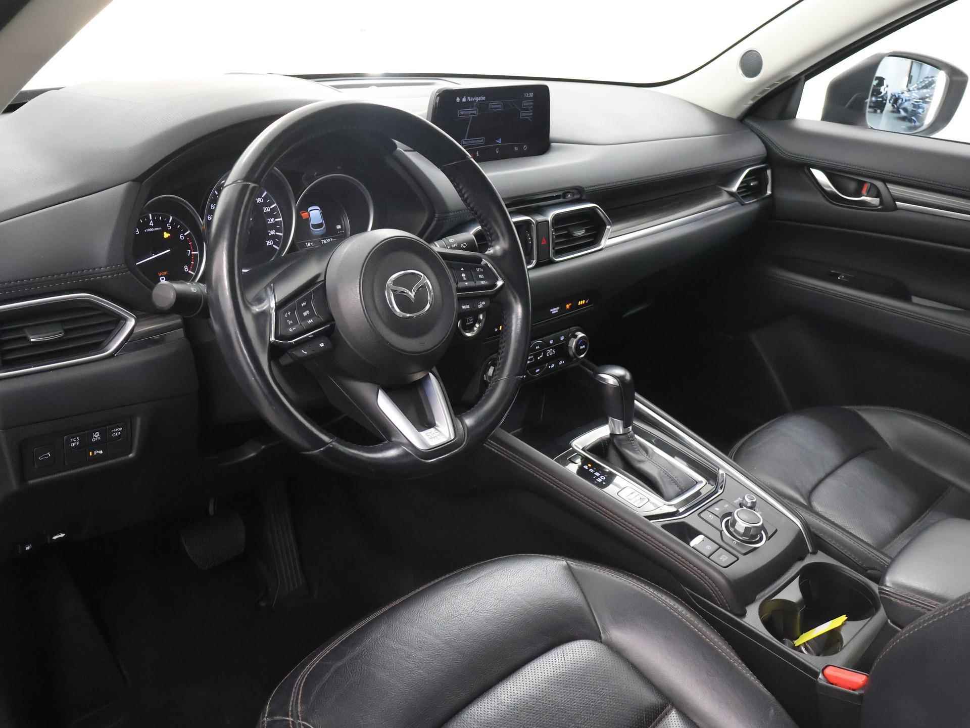 Mazda CX-5 2.5 SkyActiv-G 194 GT-M 4WD | Trekhaak | Elektr Schuifdak | Navigatiesysteem | Stoel & Stuurverwarming | Bose | Leder | Cruise Control Adaptief | Head-up | Elektr. Achterklep | - 8/43