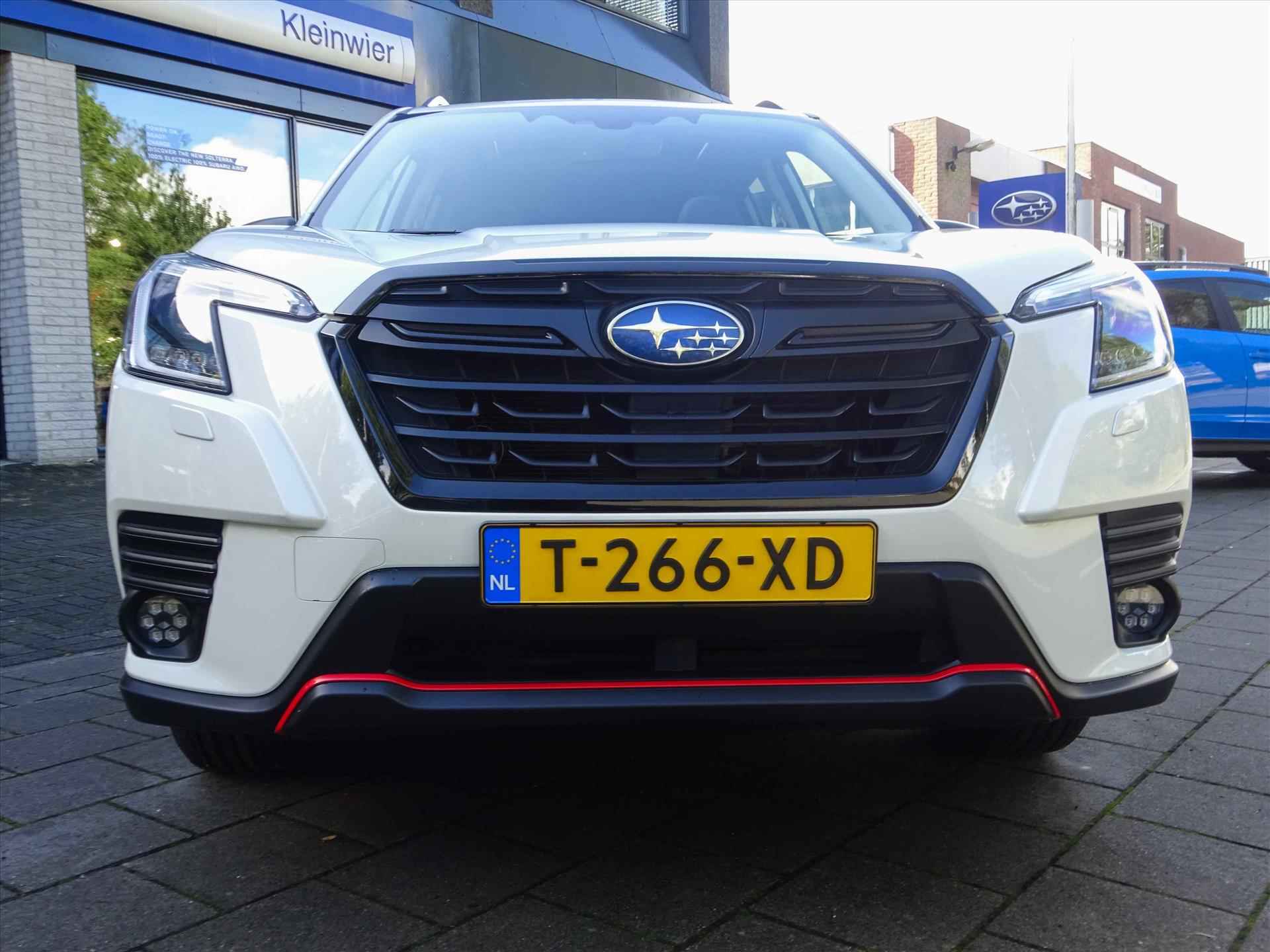 Subaru Forester 2.0i e-BOXER 150pk CVT PREMIUM SPORT | Crystal White Metallic | Trekhaak | 5 jaar Fabrieksgarantie - 40/49