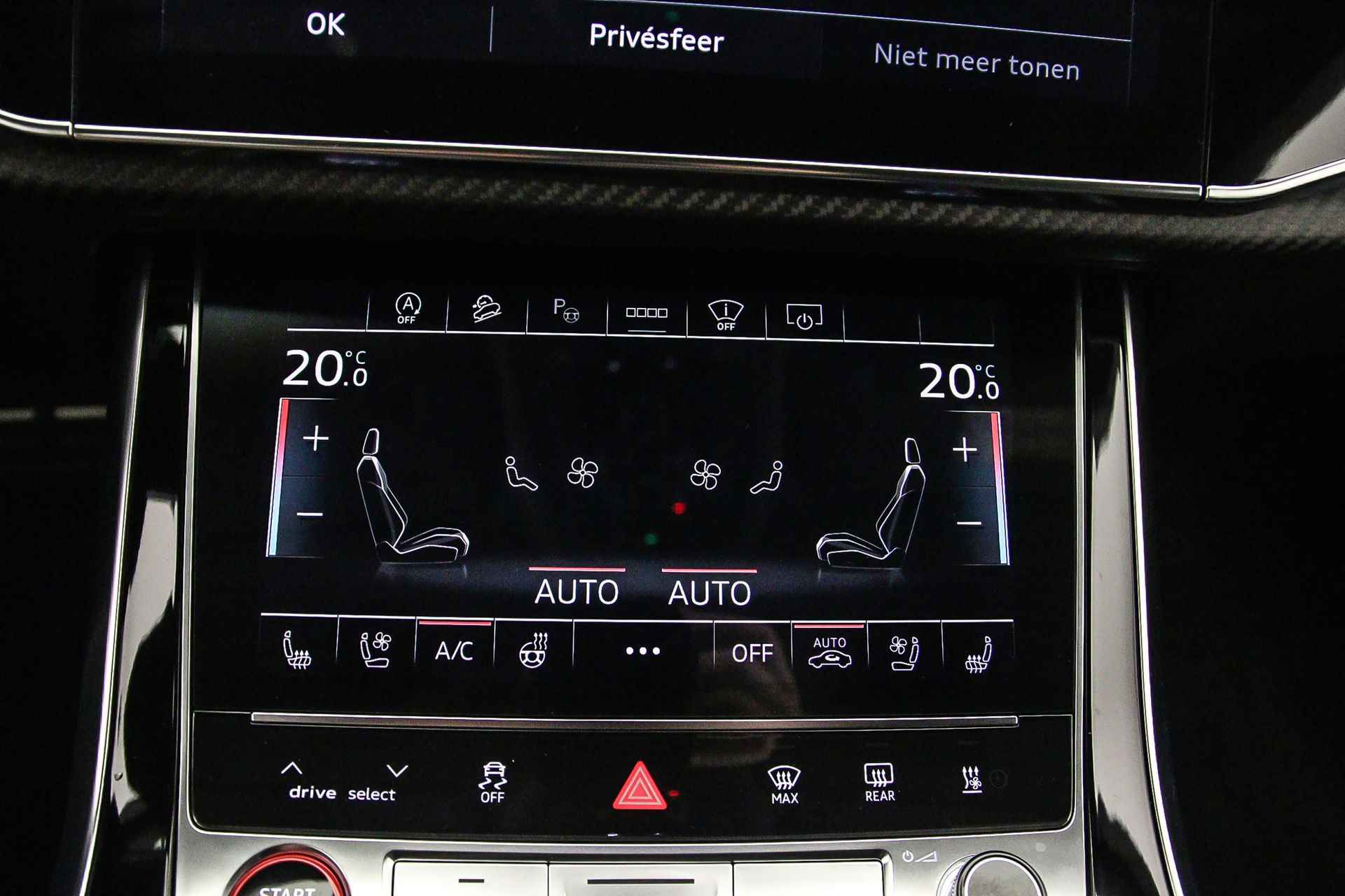 Audi SQ8 4.0 TFSI Quattro 507pk | Advanced Onderstel | Head Up | B&O | OLED | 23 inch | Sportdiff | Standkachel | Alcantara Hemel | Leder | S-Stoelen | Stoelventilatie/Massage | Carbon | - 39/61