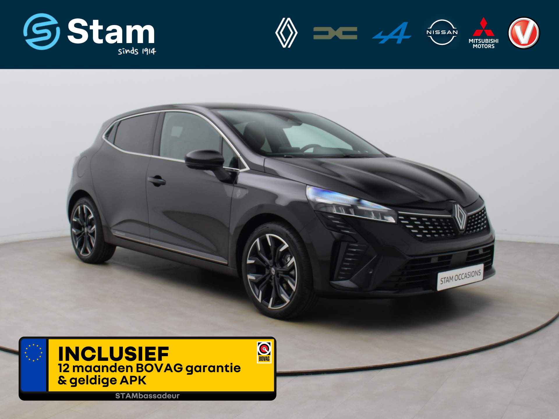 Renault Clio STAM Limité 75 E-Tech full hybrid 145pk NIEUW! #15 van 75 Adapt. cruise | 360° Camera | BOSE | Leder | 9,3" Navi | 17" Velgen