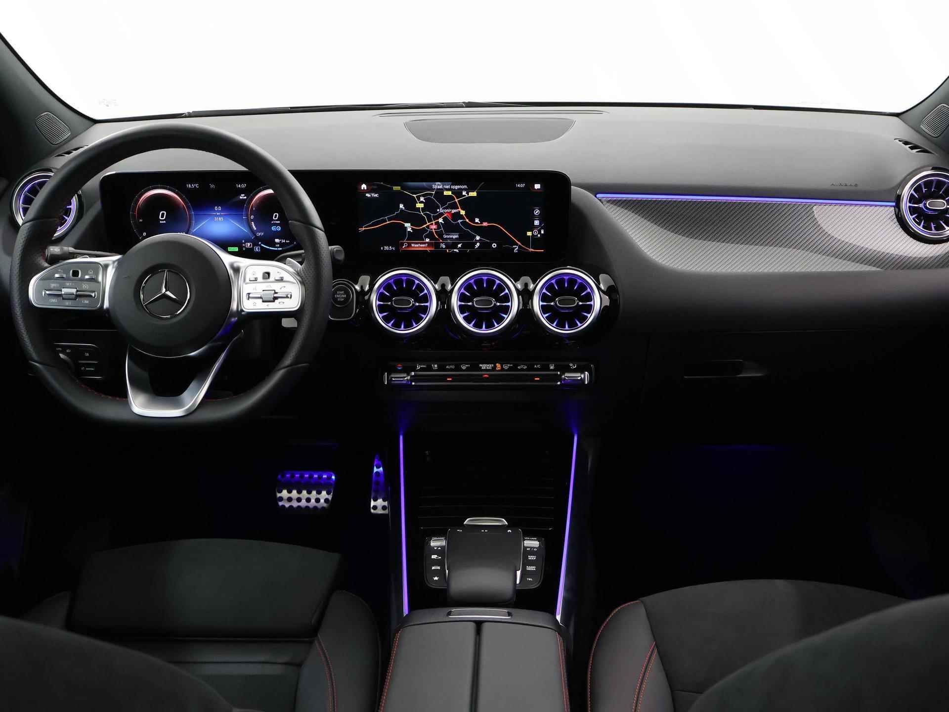 Mercedes-Benz GLA-klasse 250 e Business Solution AMG Limited | Panoramadak | Sfeerverlichting | Nightpakket incl. 20'' Velgen | Apple carplay | Achteruitrijcamera | - 9/46