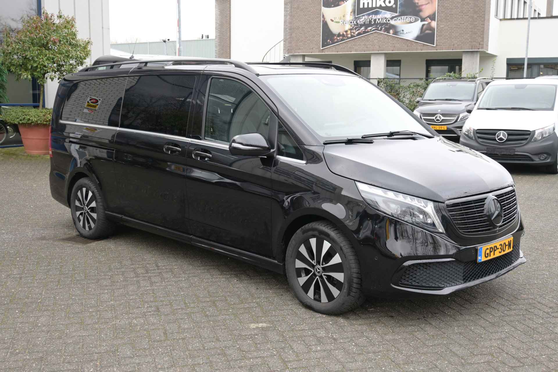 Mercedes-Benz EQV 300 L3 Avantgarde 90 kWh Incl BTW, Airmatic/Luchtvering, 8 persoons, Zwarte hemel - 10/24