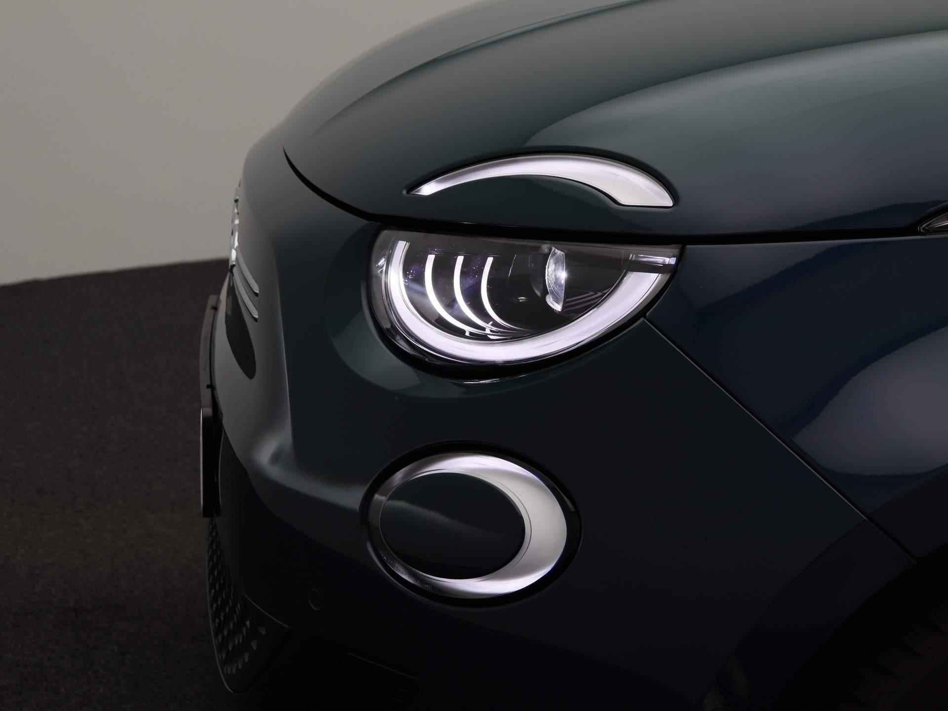 Fiat 500 C Icon 42 kWh | Navigatie | Cabrio | Parkeersensoren | LED verlichting | - 15/41
