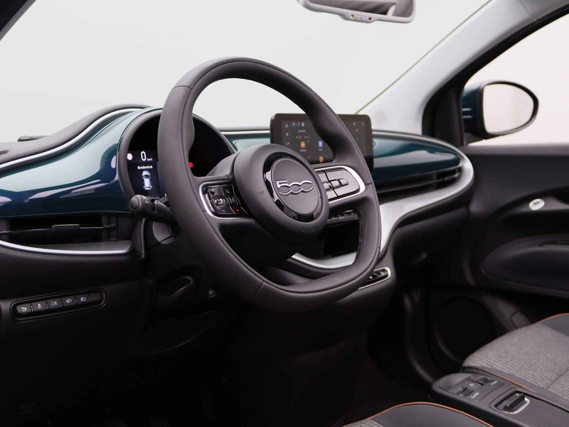 Fiat 500 C Icon 42 kWh | Navigatie | Cabrio | Parkeersensoren | LED verlichting | - 33/41