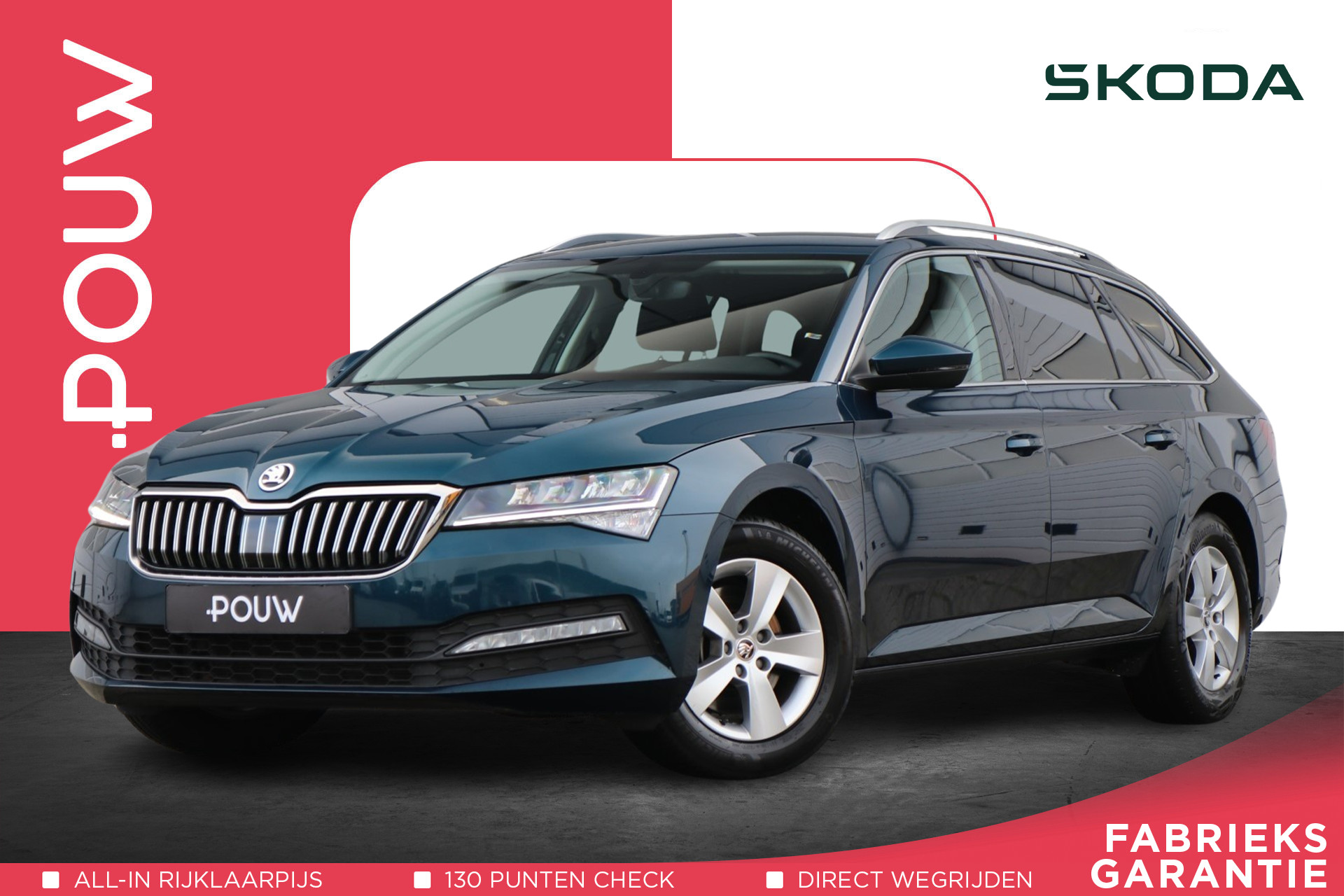 Skoda Superb Combi 1.5 TSI 150pk DSG ACT Business Edition | Climate Control | Navigatie | App Connect | LED Verlichting