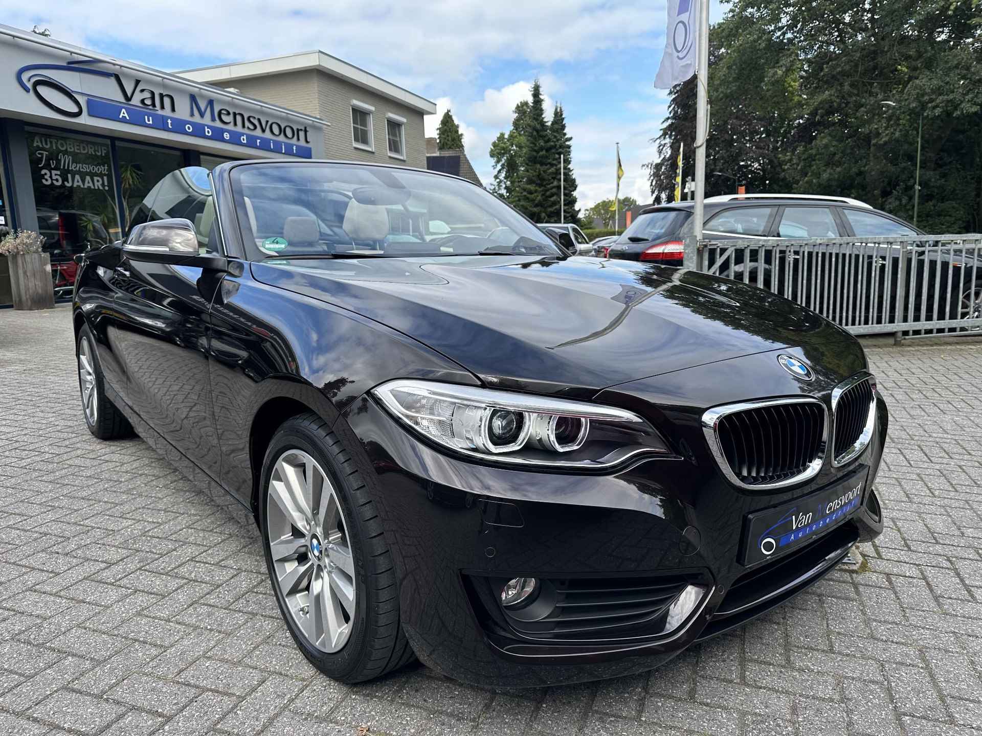 BMW 2-serie Cabrio 230i Automaat 252PK Executive 17dKM!|Navi|Keyless|Leder|Xenon - 7/35