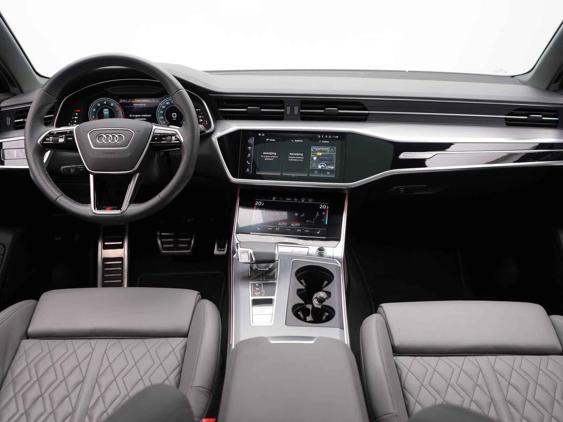 Audi A6 Avant 55 TFSI quattro Design Pro Line Plus Navi | Panoramadak | LED | Trekhaak (Zwenkbaar) | 21" | V6 | Adaptive Cruise - 12/62