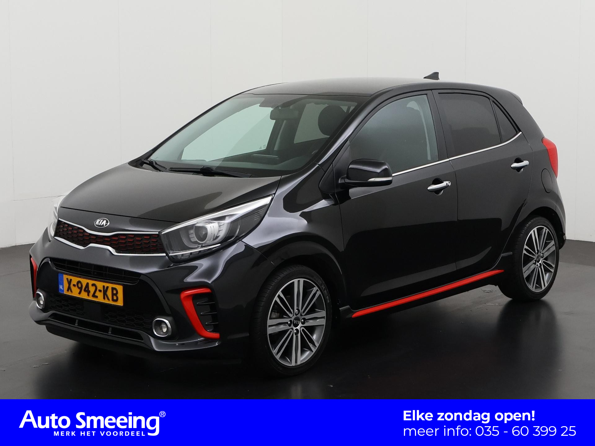 Kia Picanto 1.2 CVVT GT Line | Leder | Camera | Carplay | Winter pakket | Zondag Open!