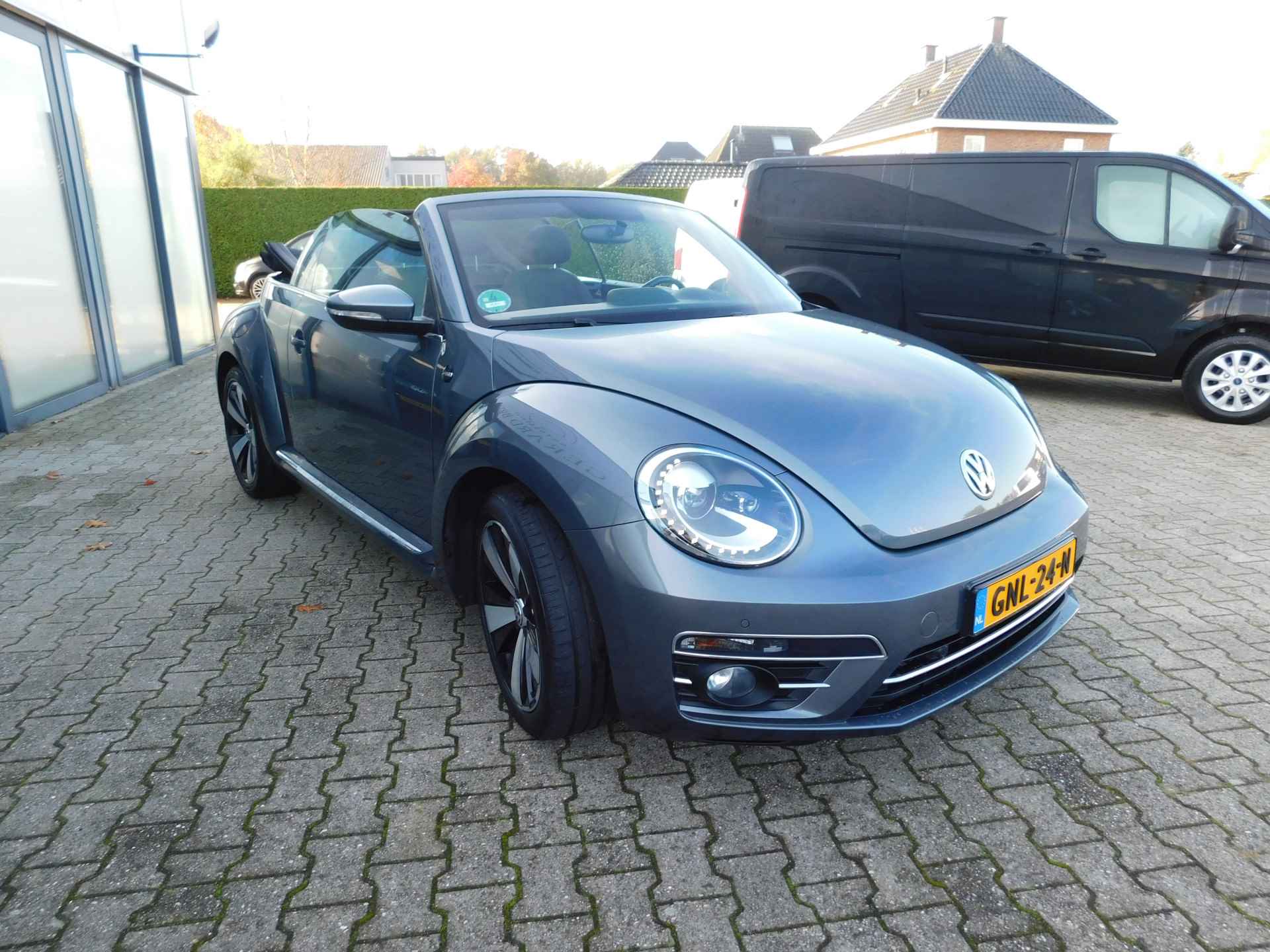 Volkswagen Beetle Cabriolet 1.2 TSI Exclusive Sound uitv. Apple carplay, Xenon, - 5/27