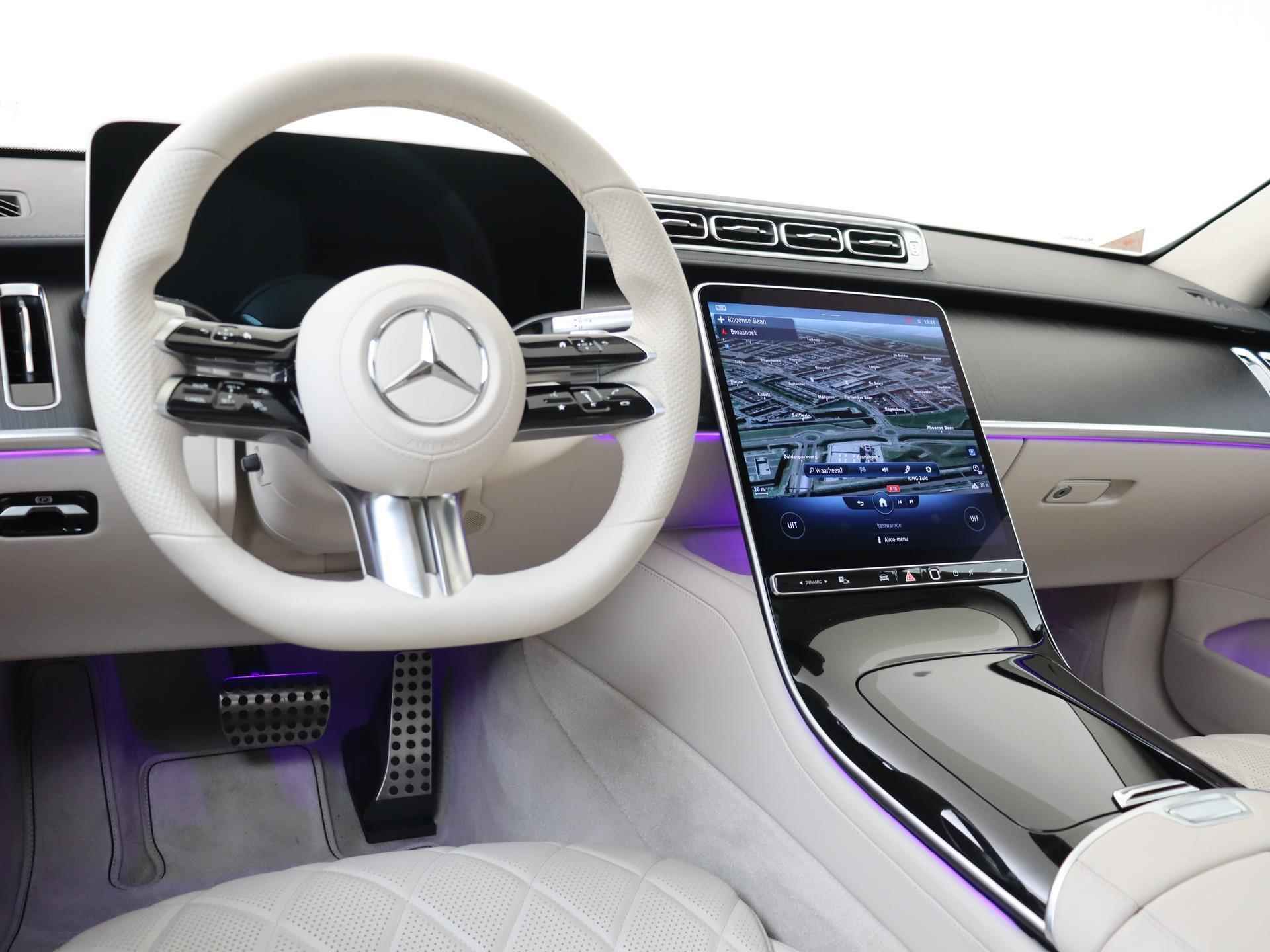 Mercedes-Benz S-klasse 350d AMG Line Premium Plus / Panorama dak / Leder / Head- Up / 21 inch AMG multispaak - 6/37