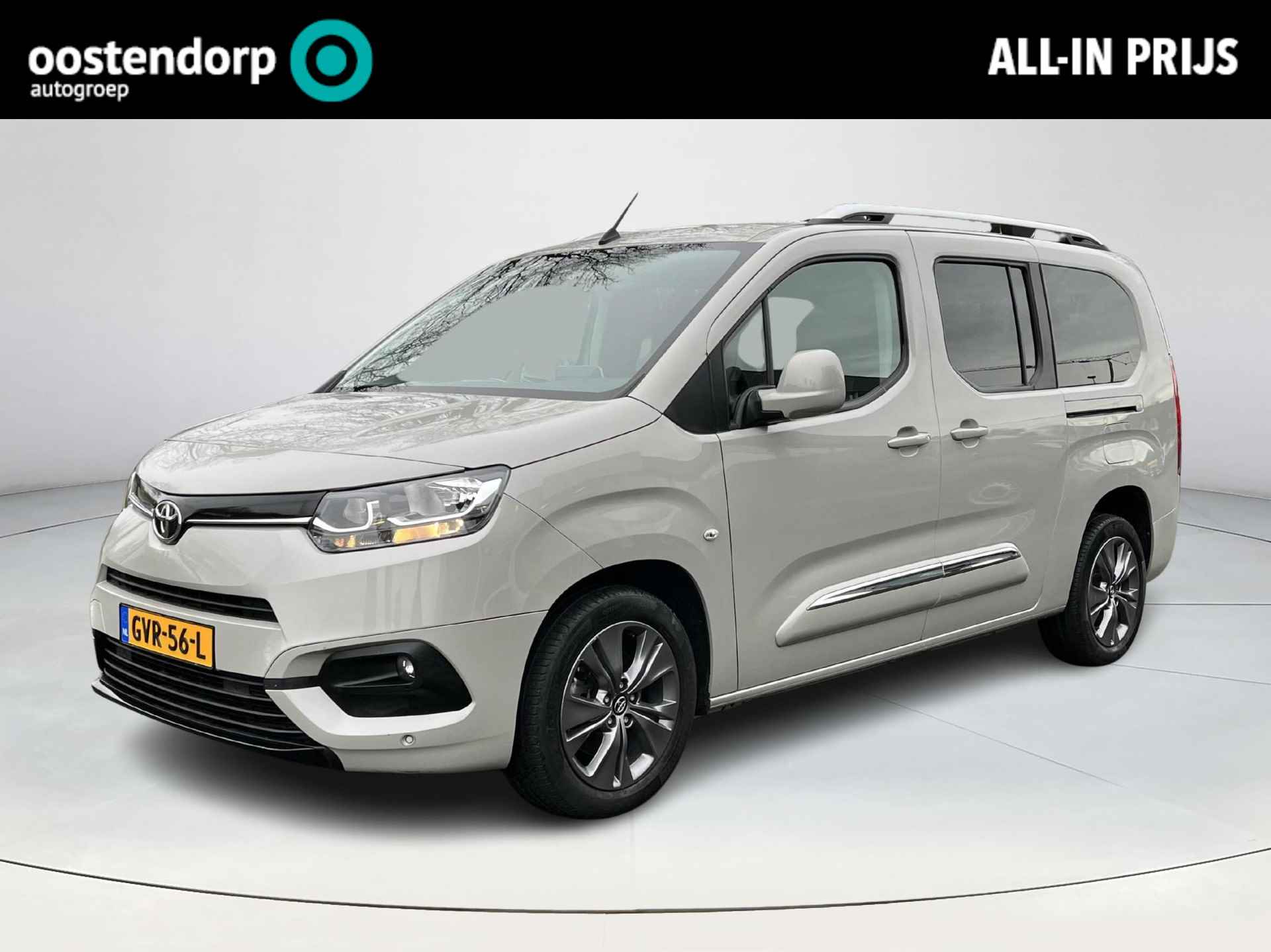 Toyota PROACE CITY Verso 1.2 Turbo Dynamic Long 7p. | Automaat | 7-zitplaatsen | Carplay | Trekhaak | Licht metalen velgen |