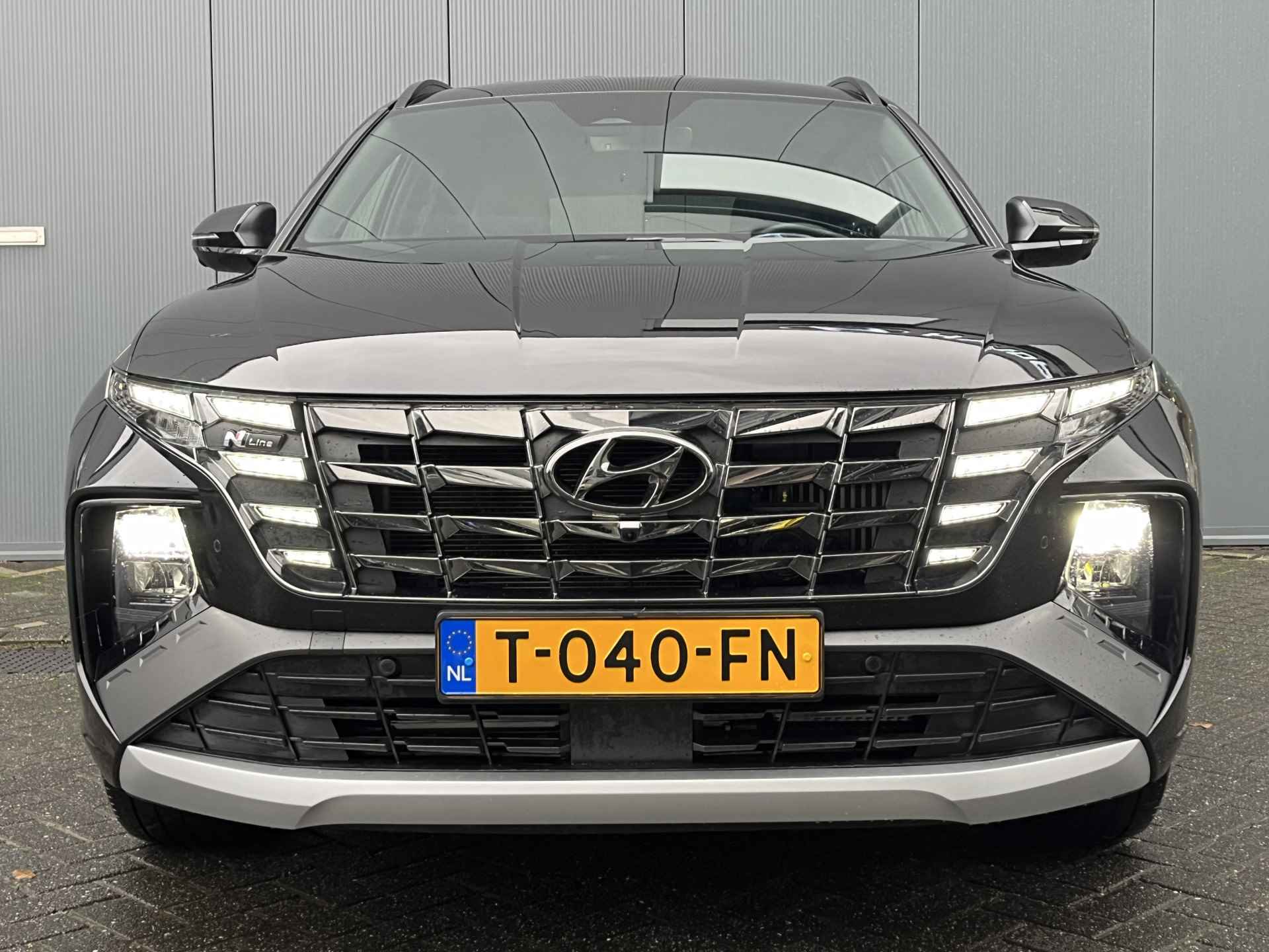 Hyundai Tucson 1.6 T-GDI HEV 230pk N-Line Automaat | Carplay | Climate | Keyless | Trekhaak | Navigatie | Elek. Klep | LED verlichting | 360 Ca - 4/42