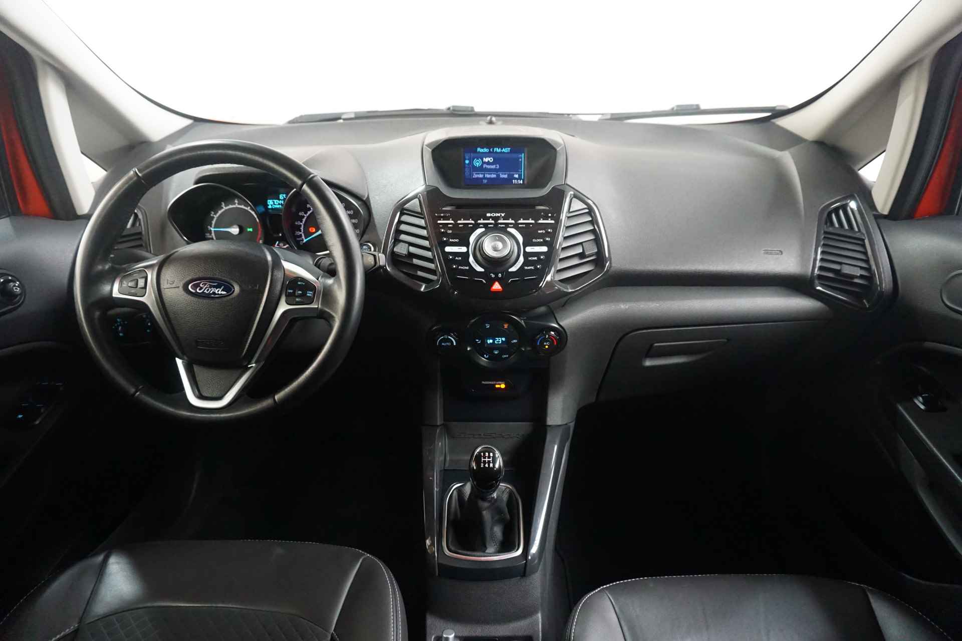 Ford EcoSport 1.0 EcoBoost Titanium | Sony | Clima | Half leer | Navigatie | Parkeersensoren | - 12/25
