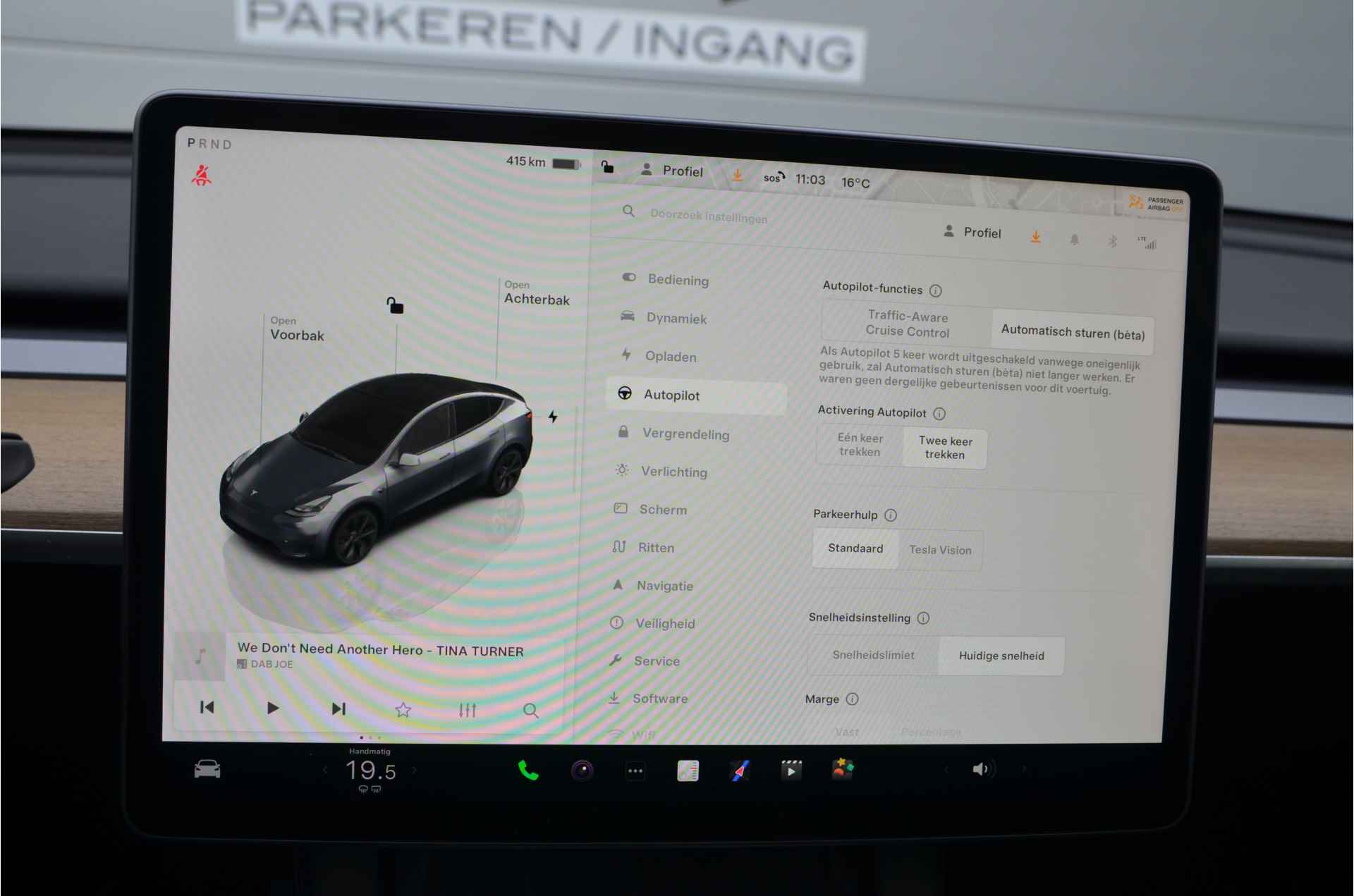 Tesla Model Y Long Range AWD 75 kWh AutoPilot, Bank 3 delen, MARGE - 21/33