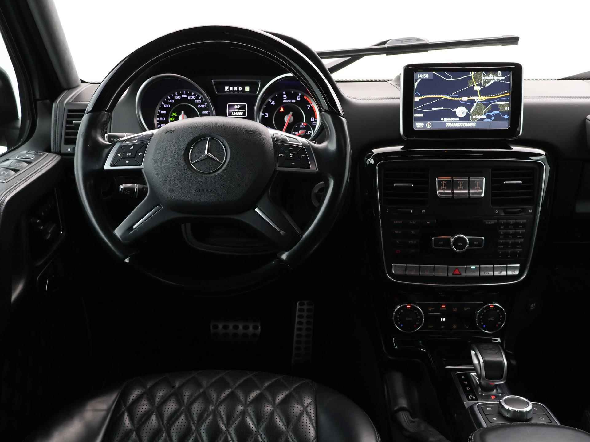 Mercedes-Benz G-Klasse 63 AMG V8 544 PK G63 MAT SATIN BLACK + DESIGNO LEDER / DISTRONIC+ / SCHERMEN ACHTERIN / SCHUIFDAK - 4/87