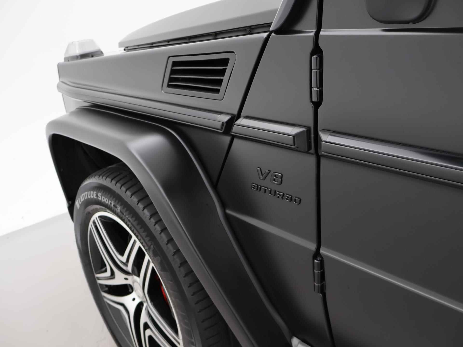 Mercedes-Benz G-Klasse 63 AMG V8 544 PK G63 MAT SATIN BLACK + DESIGNO LEDER / DISTRONIC+ / SCHERMEN ACHTERIN / SCHUIFDAK - 8/87