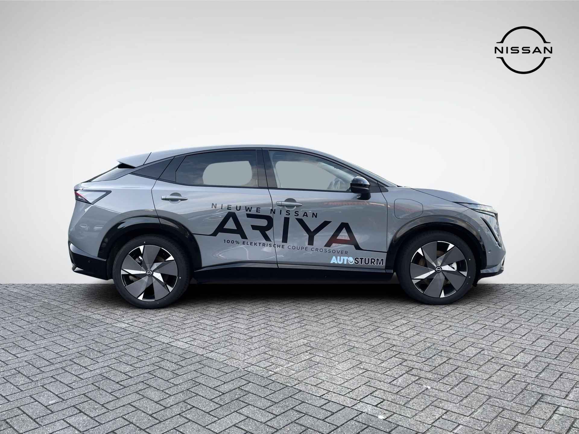 Nissan Ariya e-4ORCE Evolve 91 kWh | Panoramadak | Nappa Leder | 20'' Aerocover Velgen | Head-Up Display | BOSE Audio | Geheugenstoelen | Rijklaarprijs! - 3/26