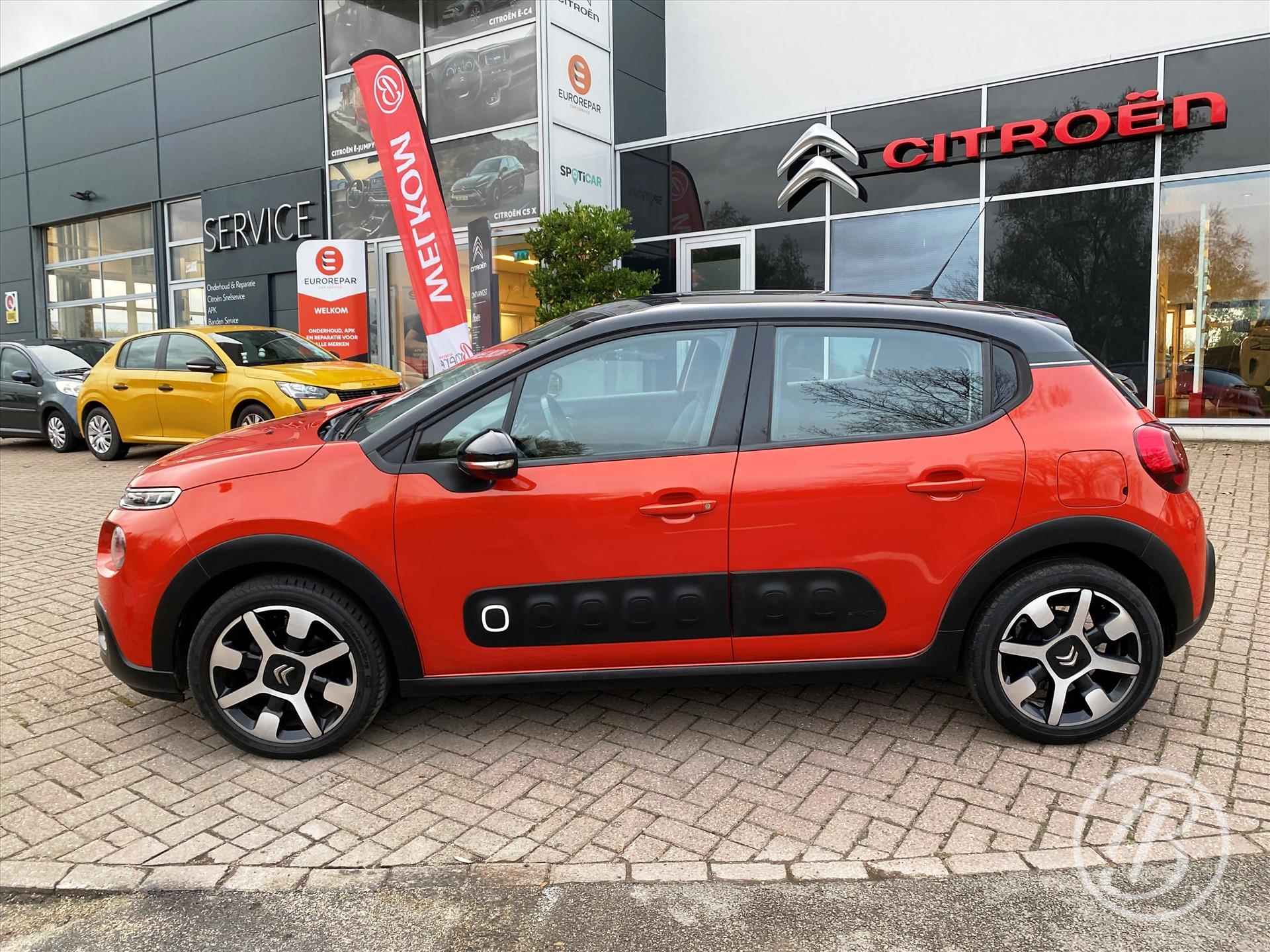 Citroen C3 1.2 82pk Shine | lichtmetalen velgen 17 inch, camera, parkeersensoren, bluetooth, apple carplay, armsteun, climate- en cruise control, navigatie - 3/58