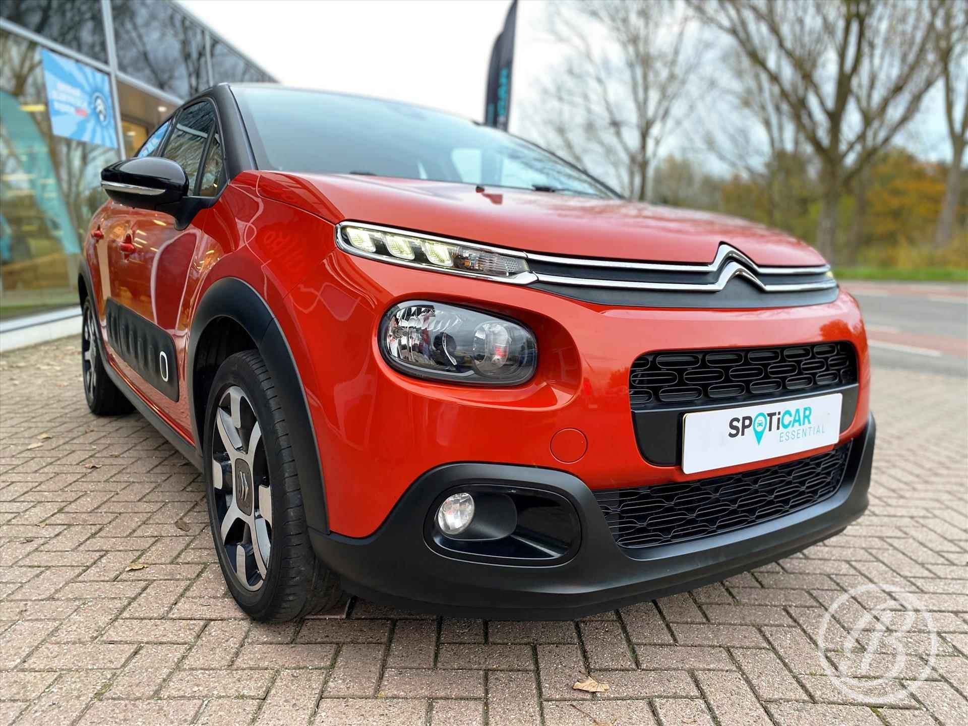 Citroen C3 1.2 82pk Shine | lichtmetalen velgen 17 inch, camera, parkeersensoren, bluetooth, apple carplay, armsteun, climate- en cruise control, navigatie - 39/58